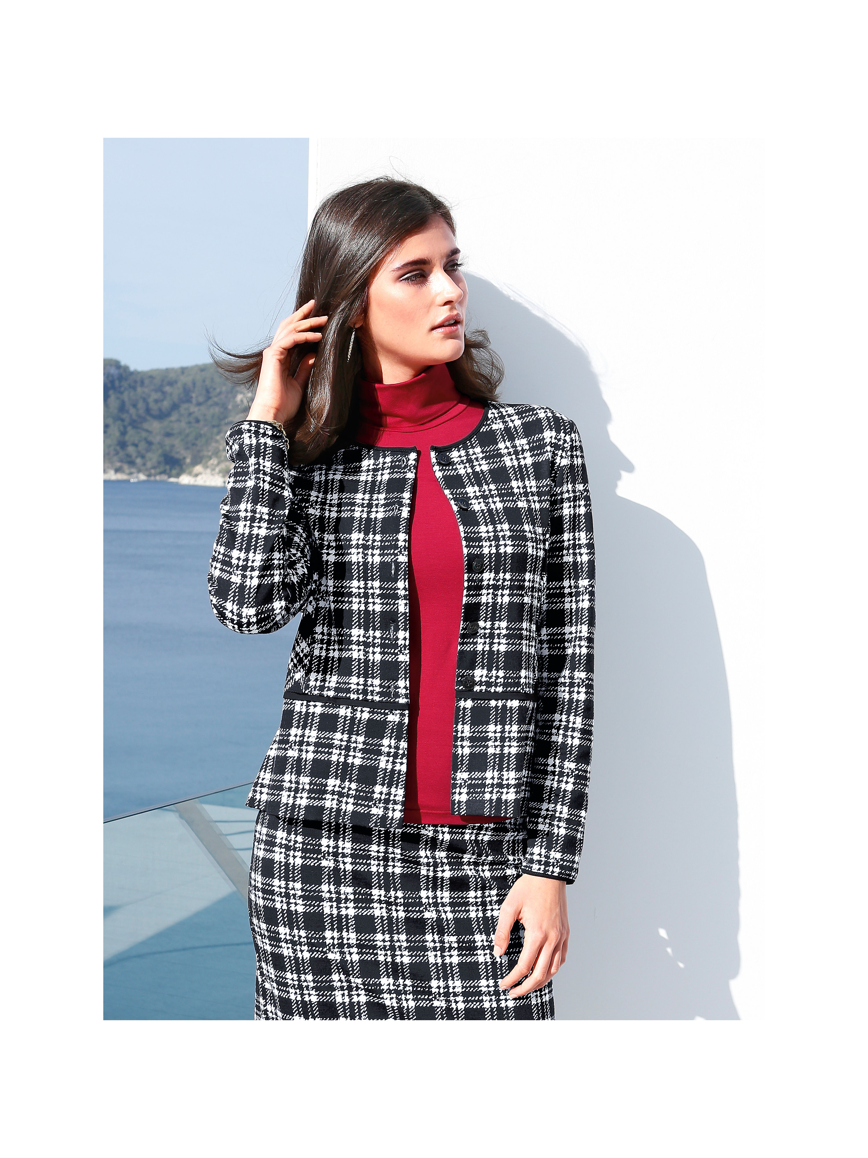 Image of Jersey blazer Peter Hahn black