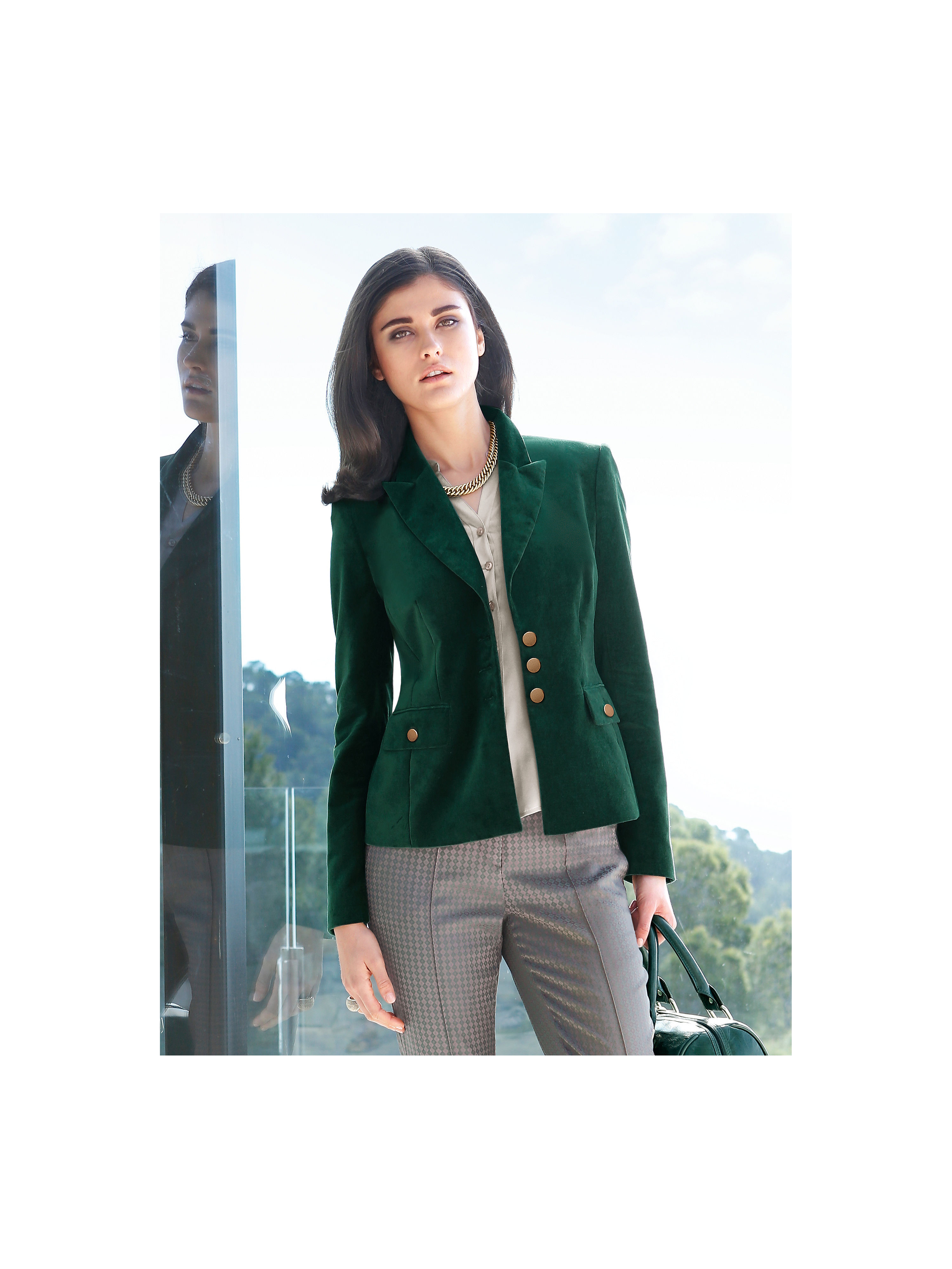 Image of Blazer Peter Hahn green