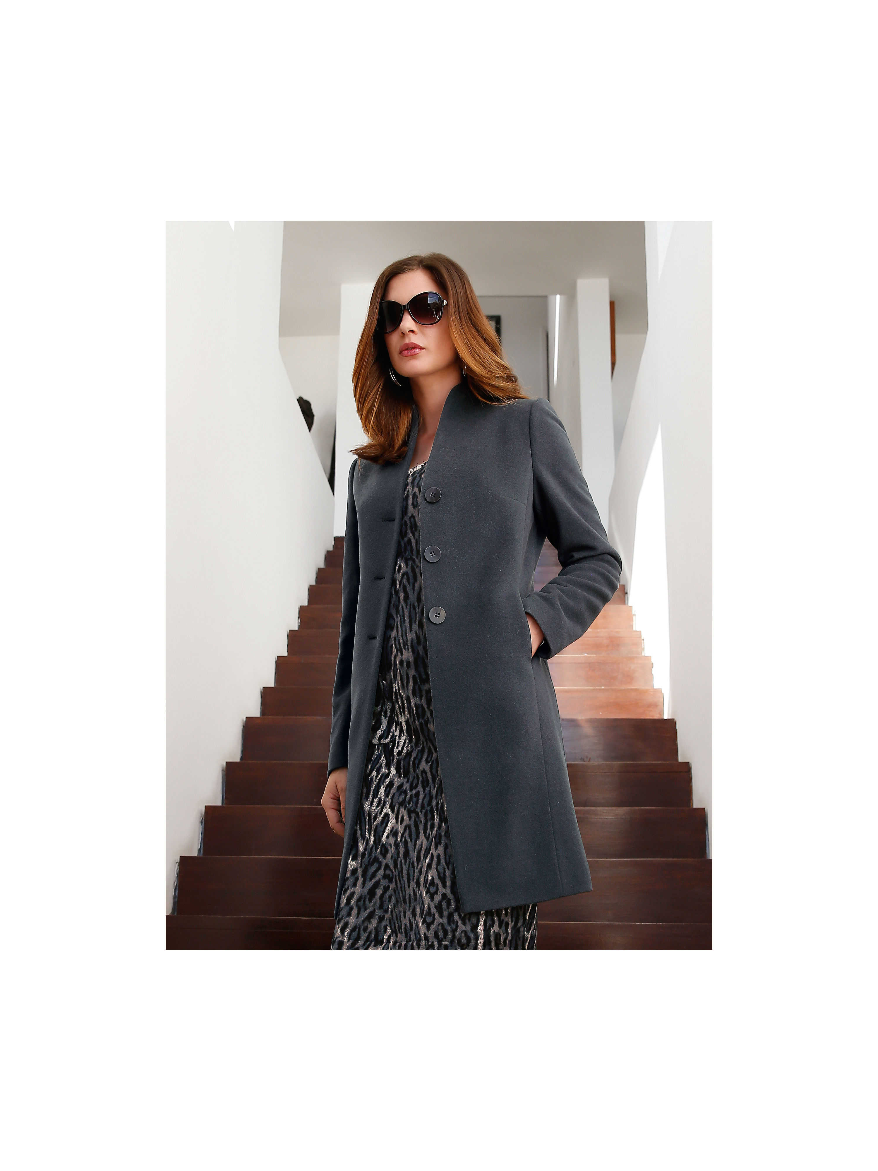 Image of Coat Peter Hahn grey size: 20