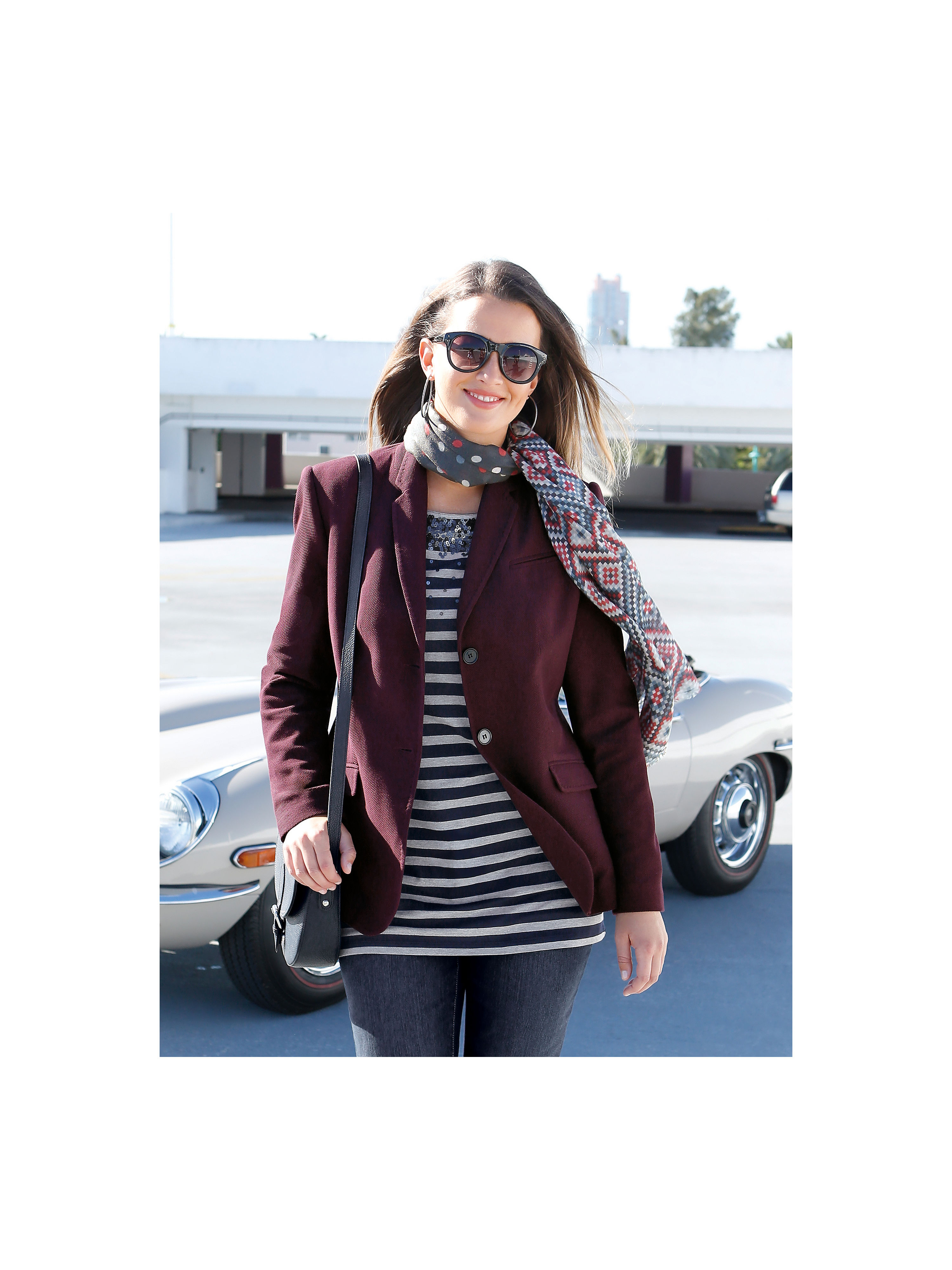 Image of Blazer Anna Aura purple
