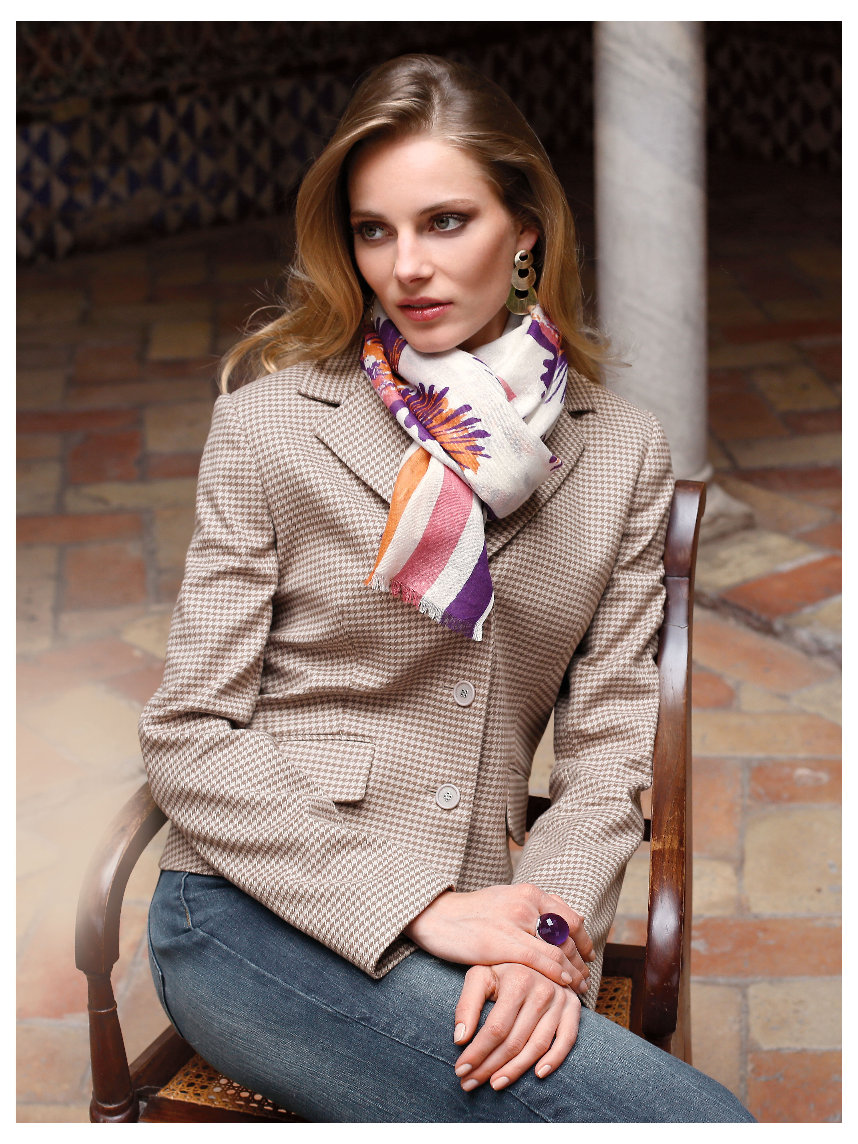 Image of Blazer in a shorter, boxier cut Uta Raasch beige
