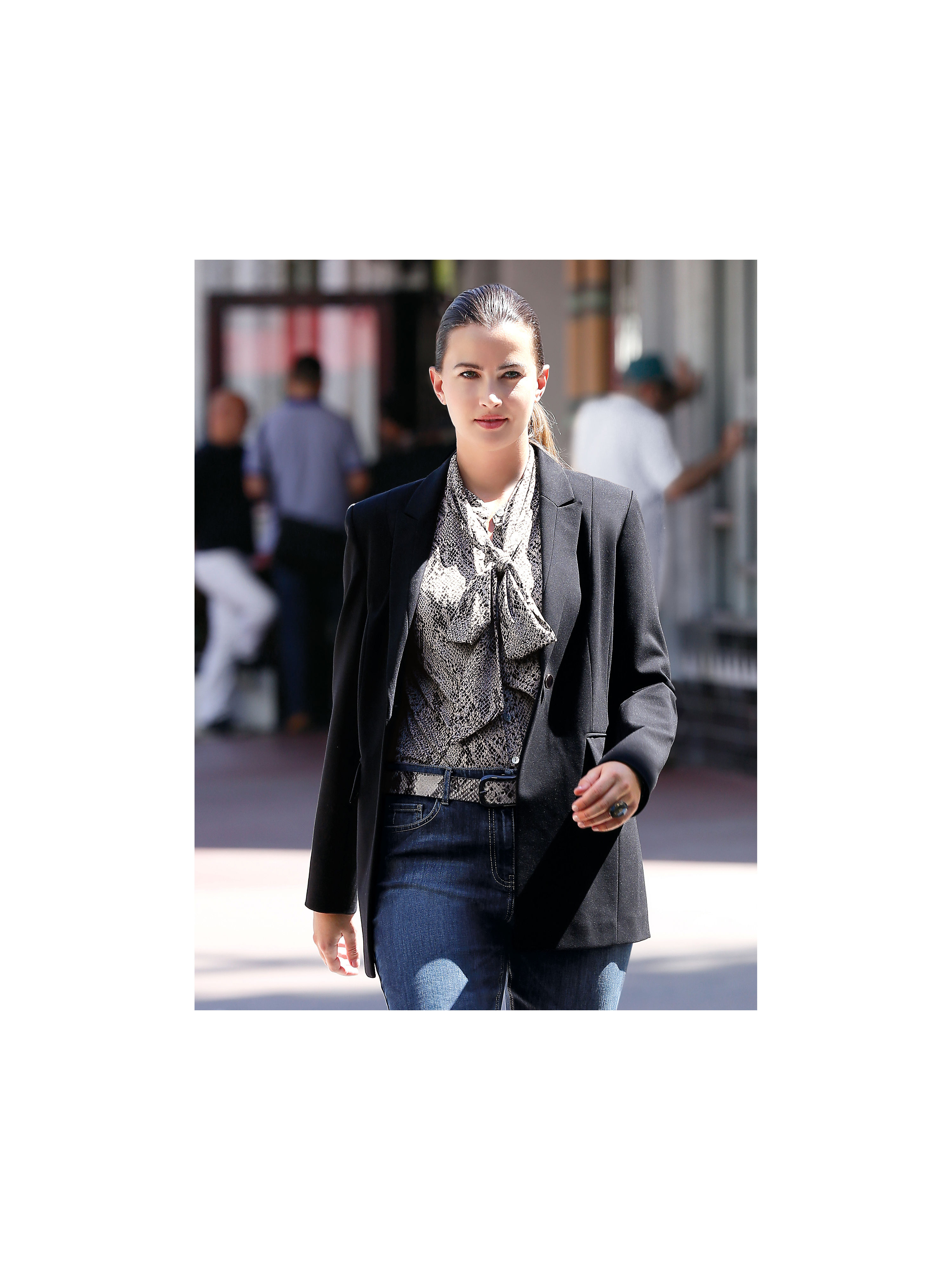 Image of Jersey blazer Anna Aura black