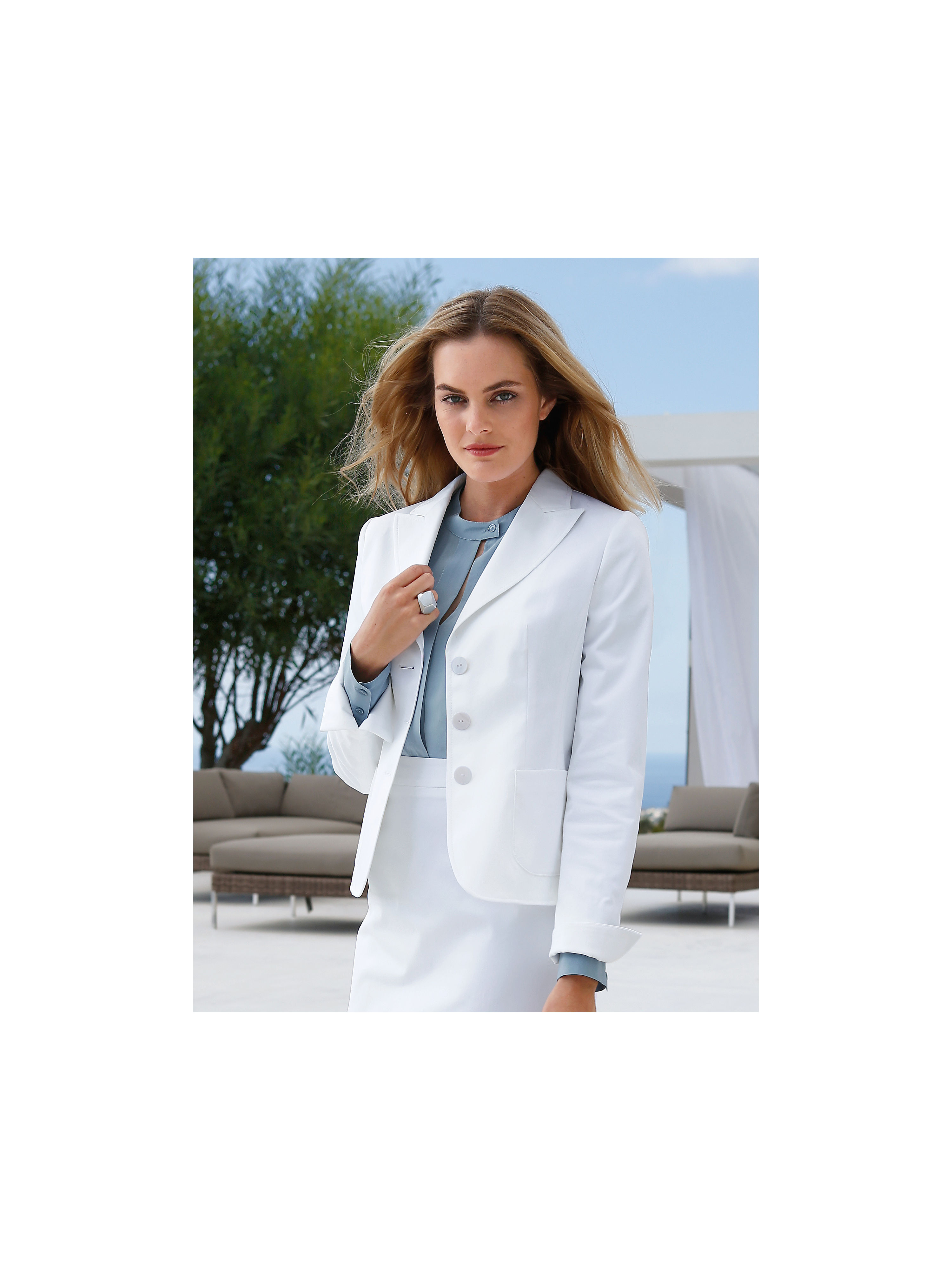 Image of Blazer Peter Hahn white