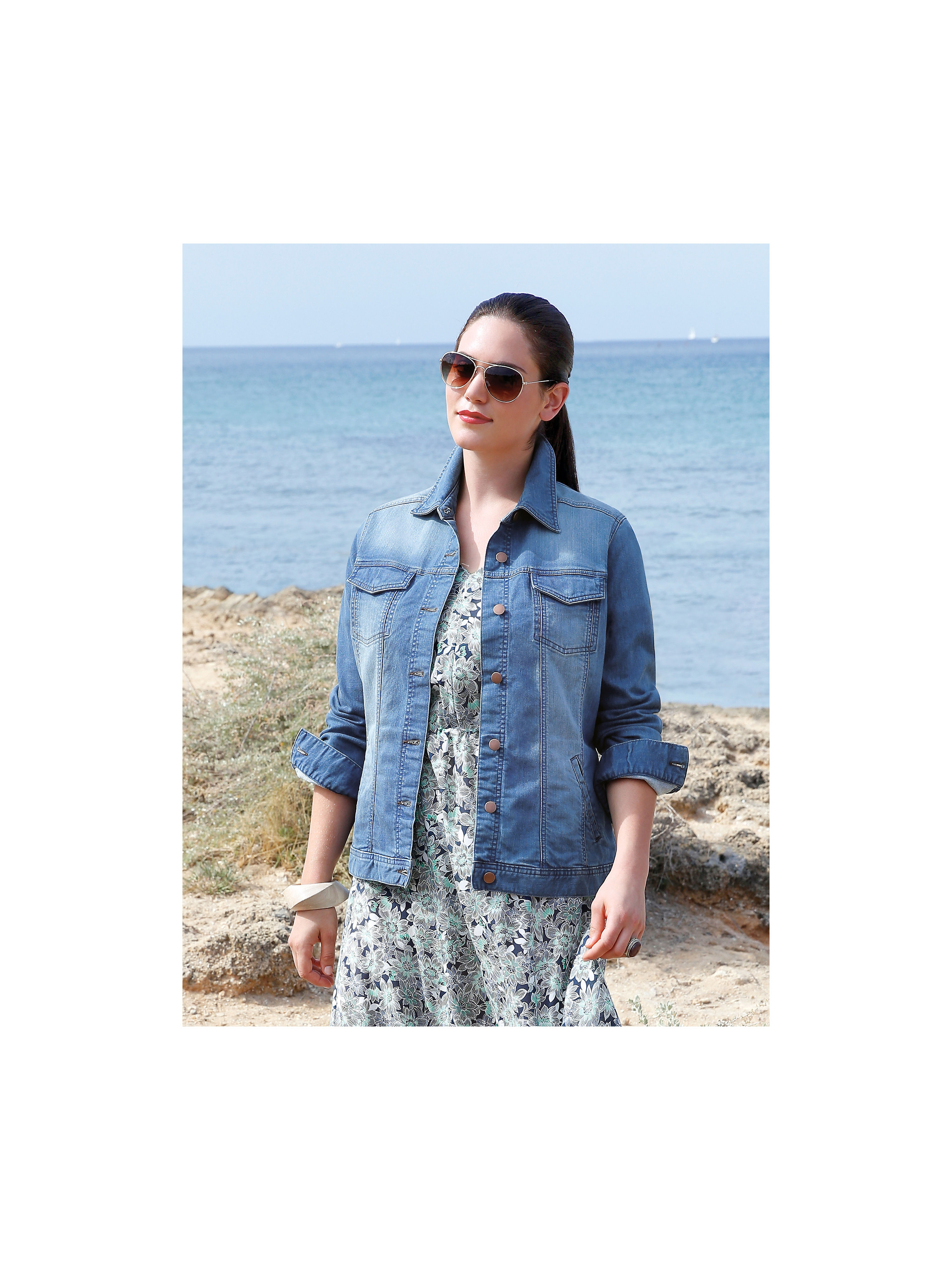 Image of Denim jacket Anna Aura blue