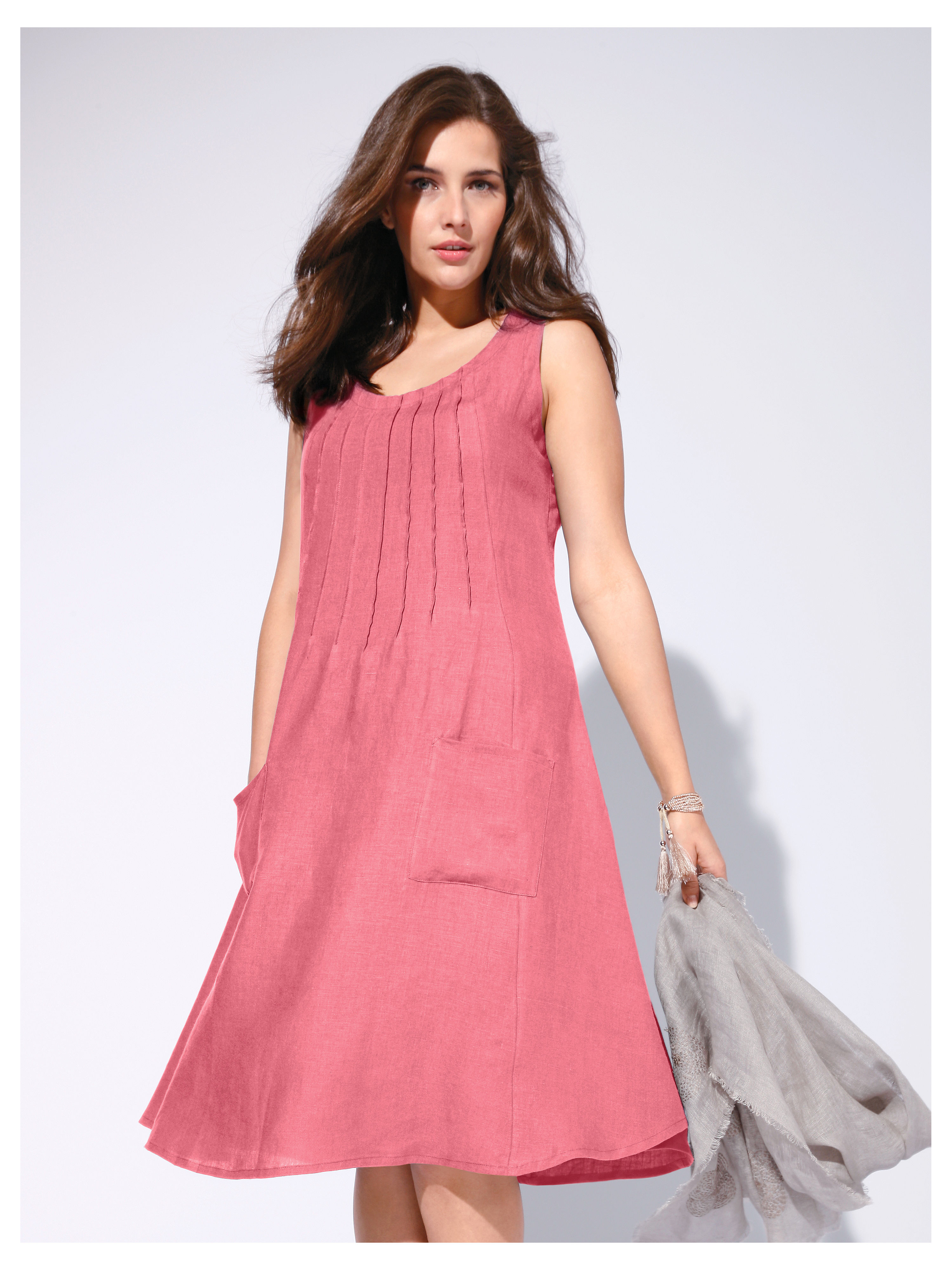 Image of Sleeveless dress Anna Aura orange