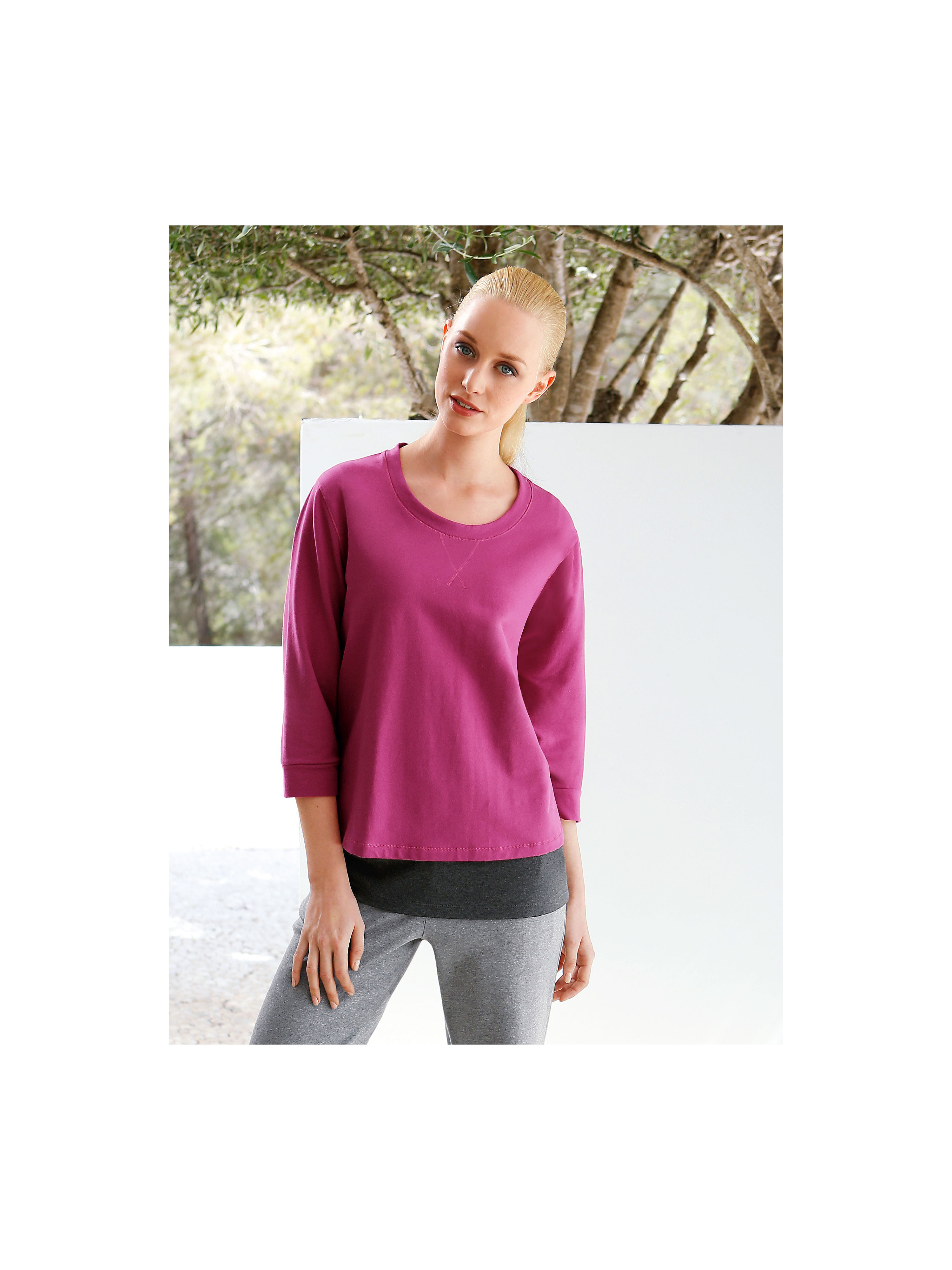 Image of Sweatshirt Peter Hahn bright pink