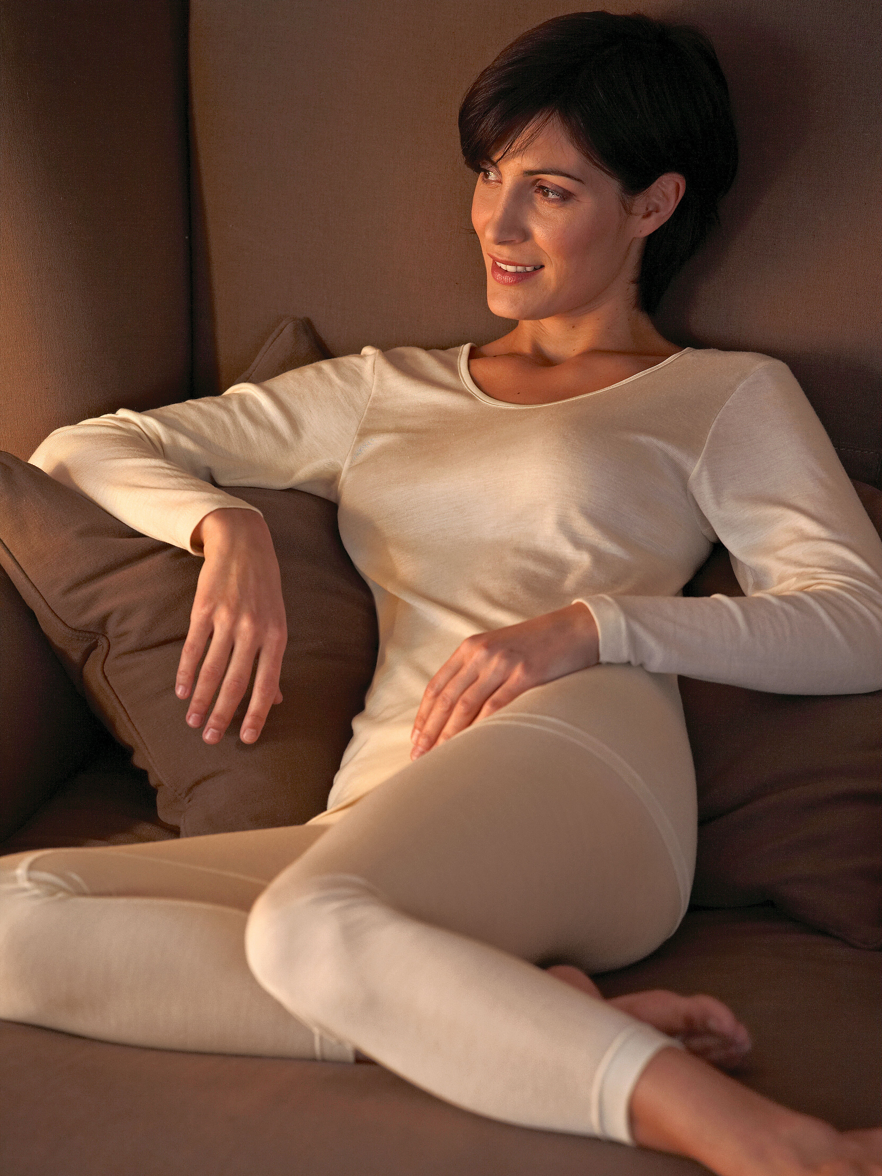 Image of Long johns Intherm beige