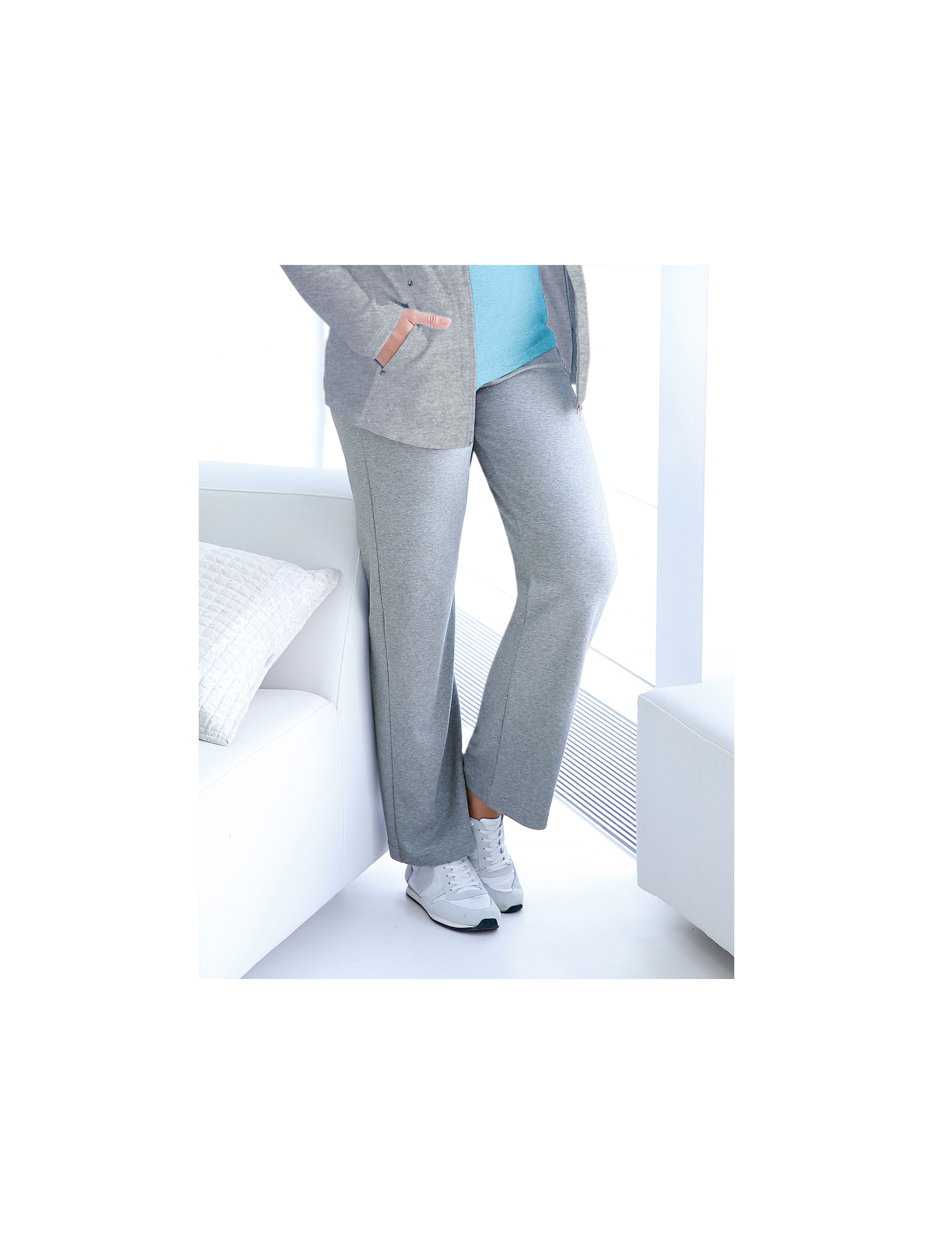 Image of Jogging trousers Peter Hahn grey size: 20