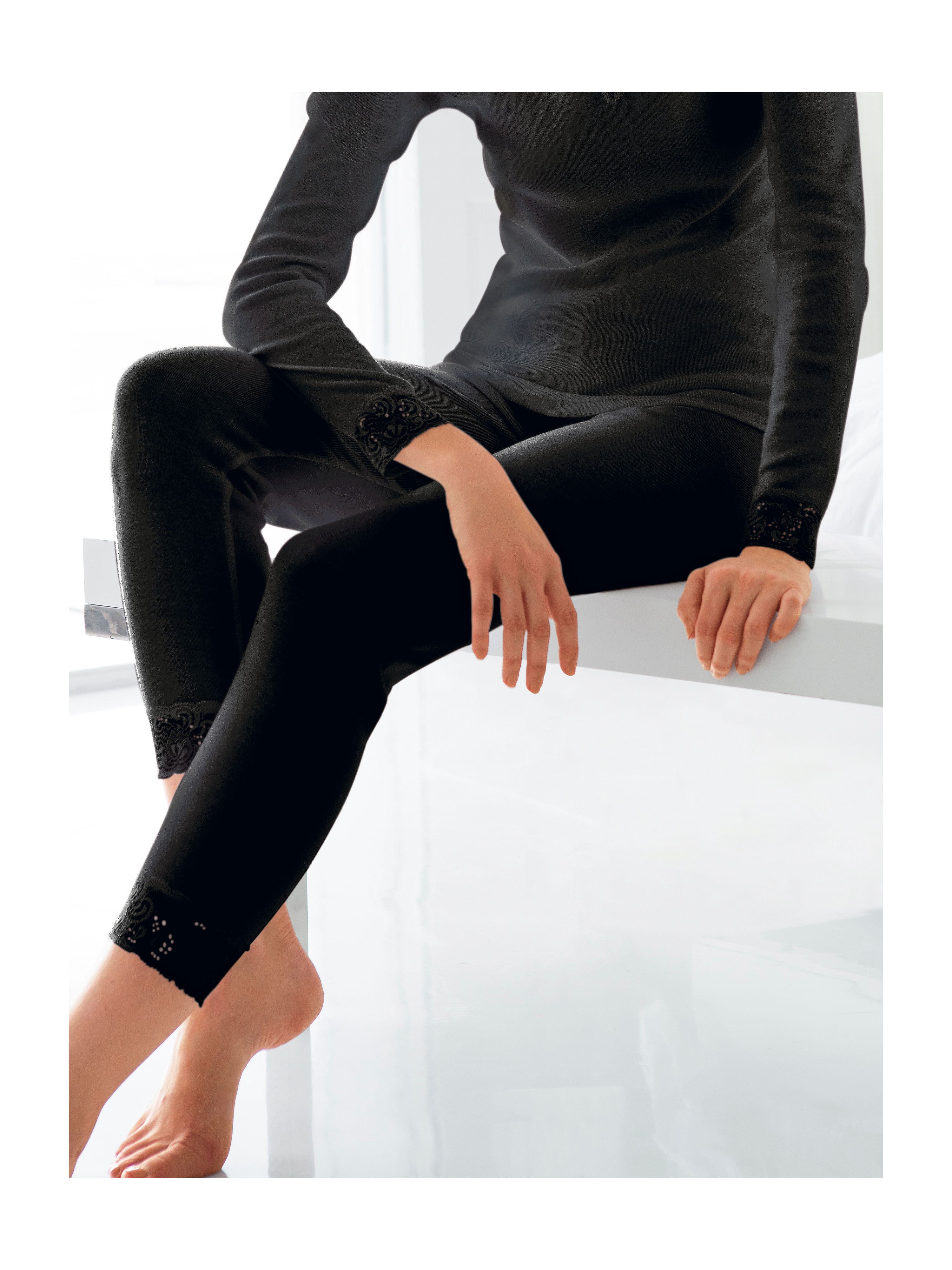 Image of Long trousers Peter Hahn black