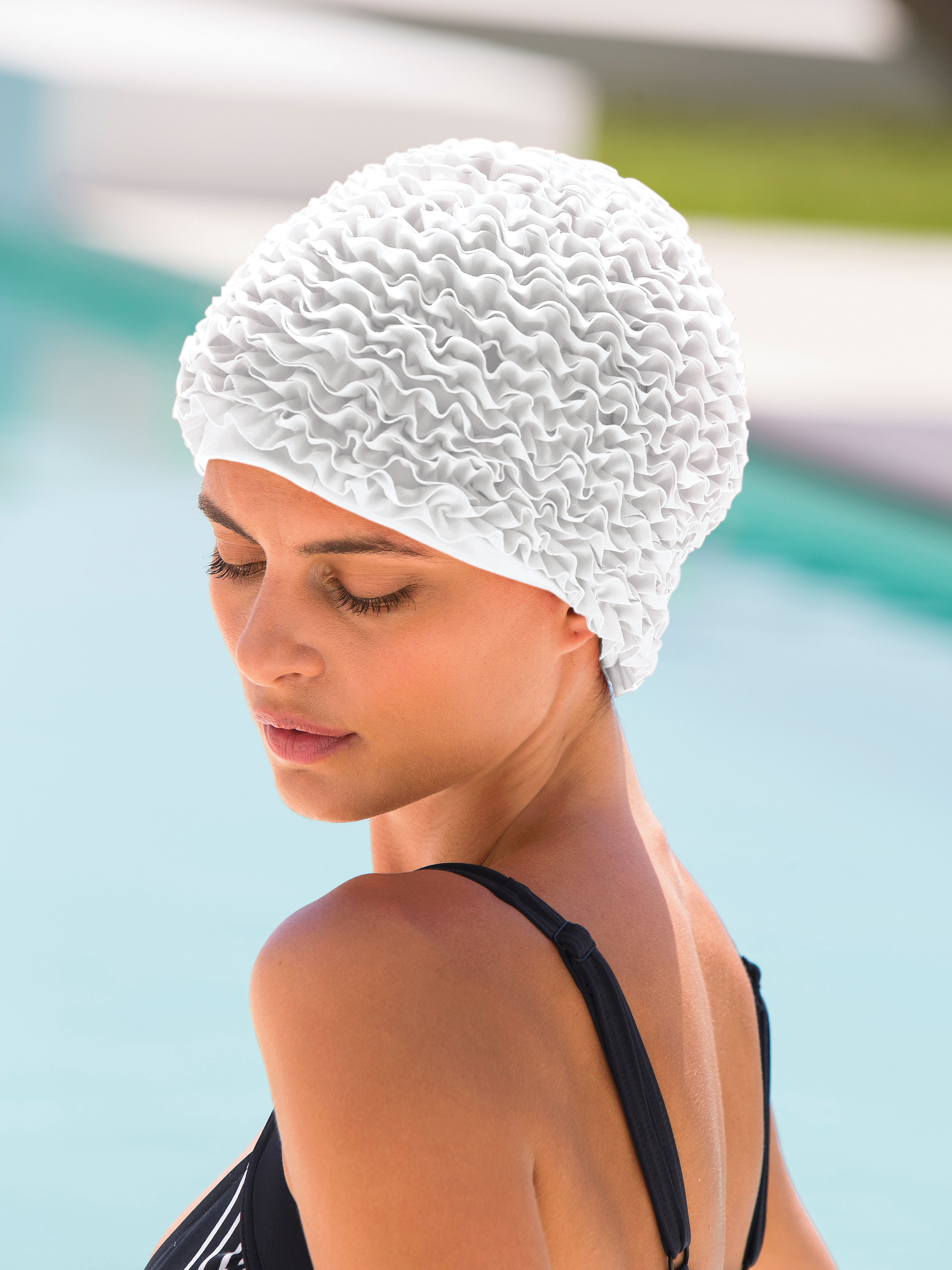 Image of Bathing cap Fashy white