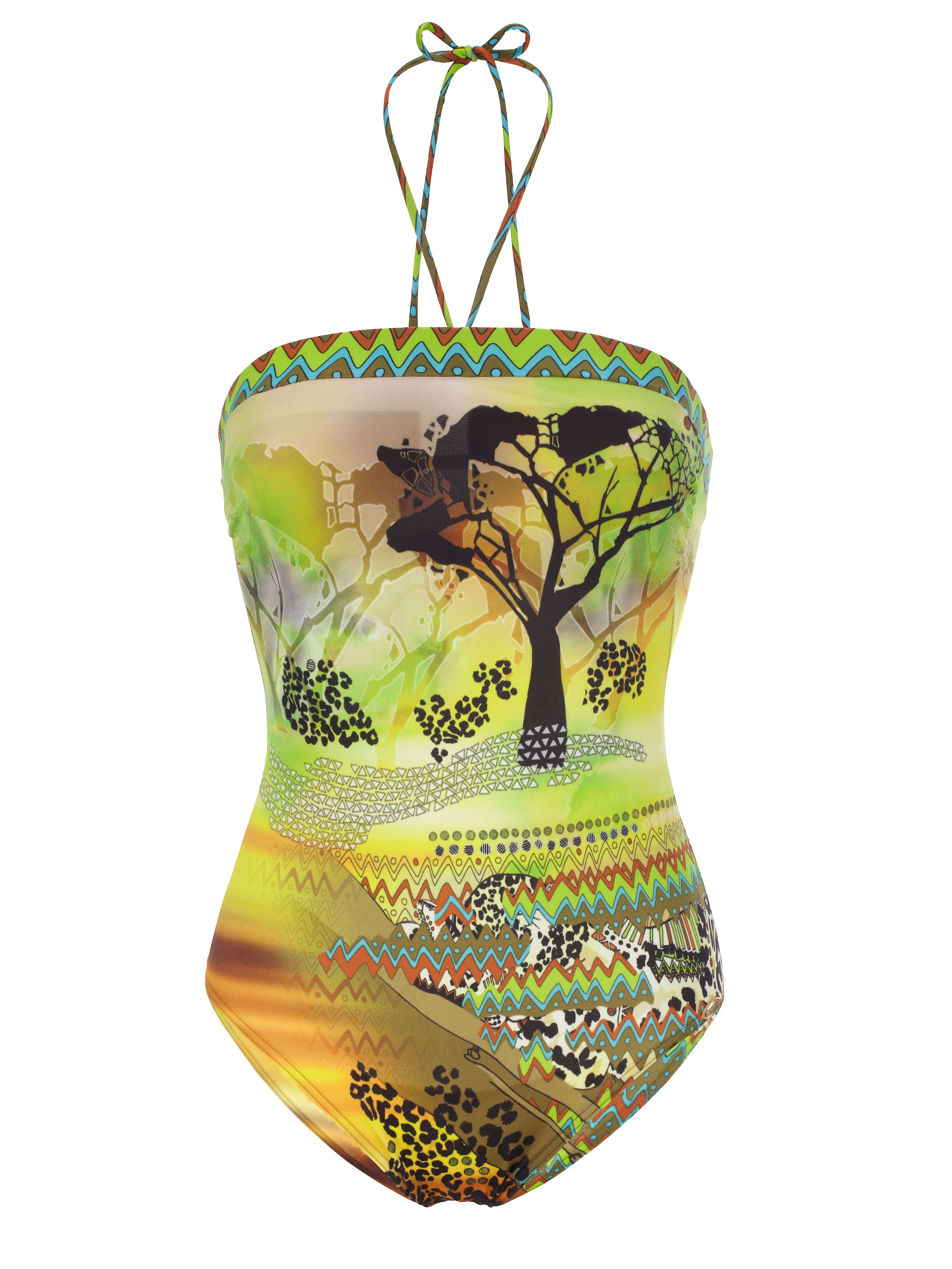 Image of Swimsuit with a savannah print design Sunflair multicoloured