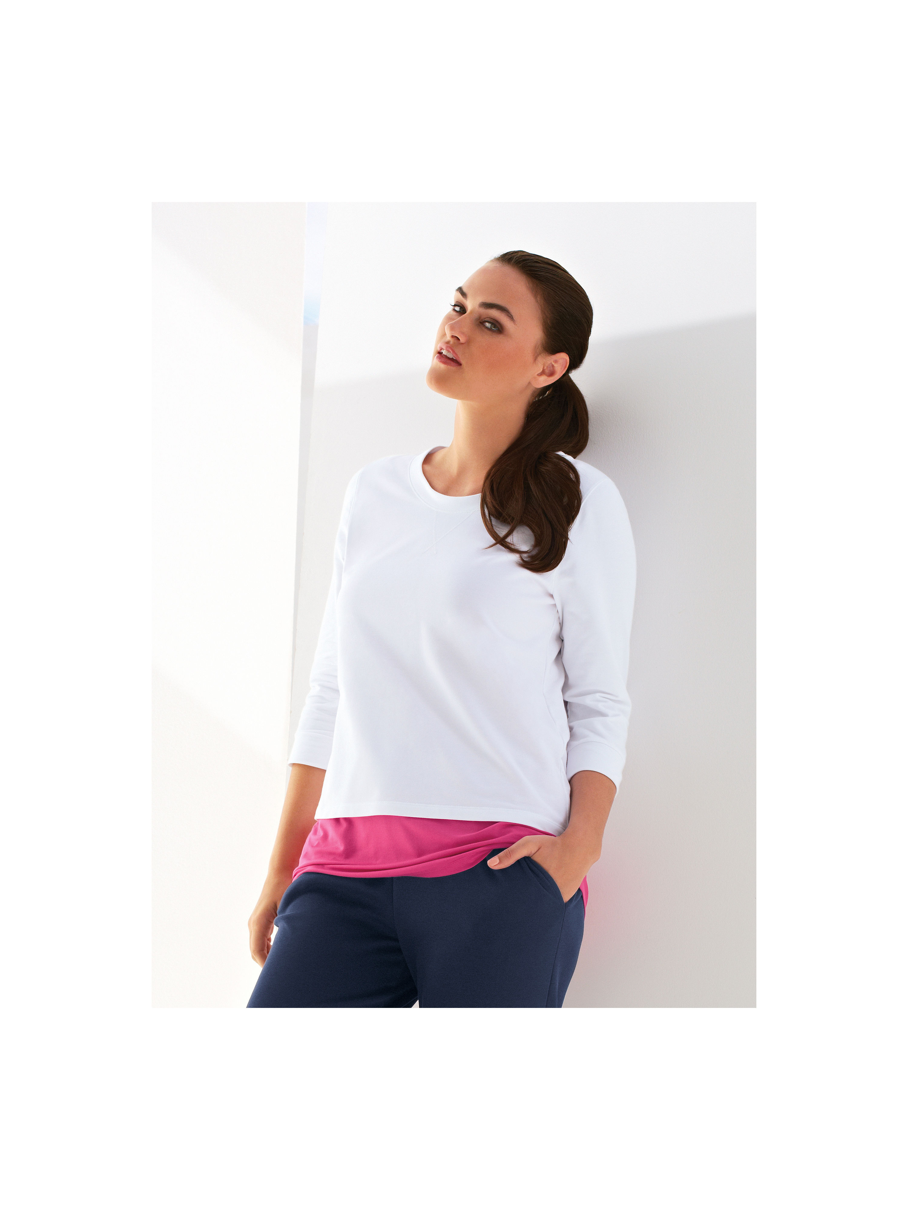 Image of Sweatshirt Anna Aura white