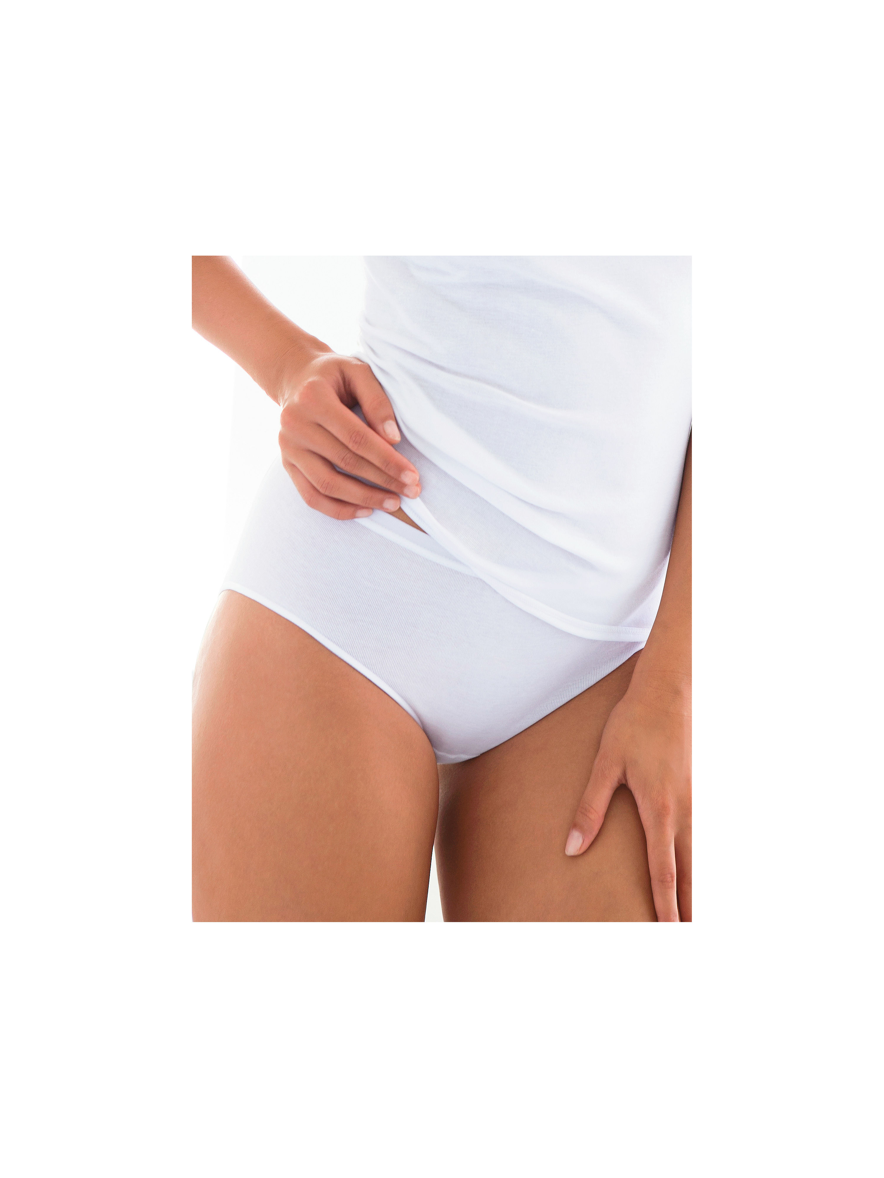 Image of Briefs Nina v. C. Swiss Cotton white