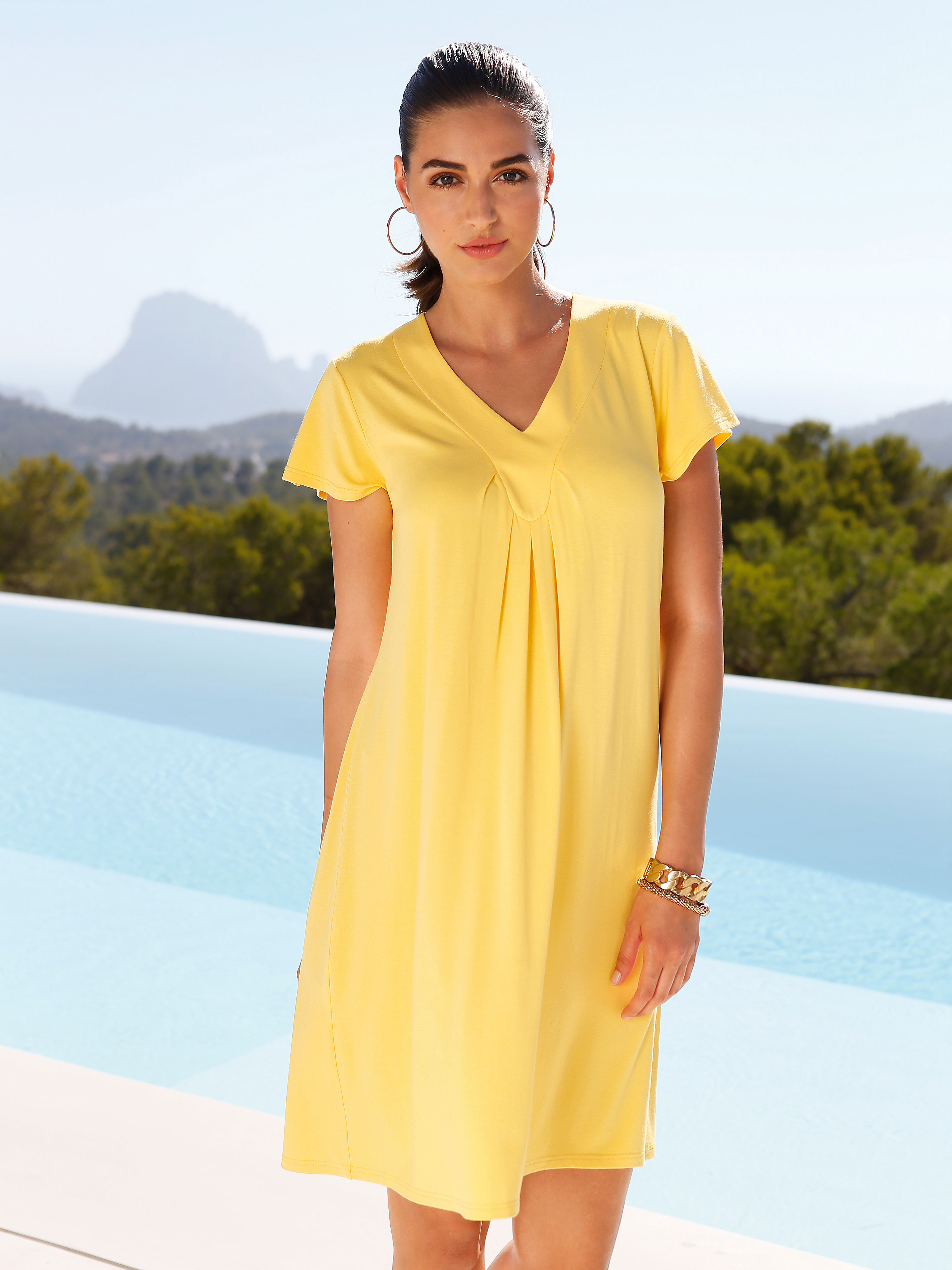Image of Leisure dress Charmor yellow