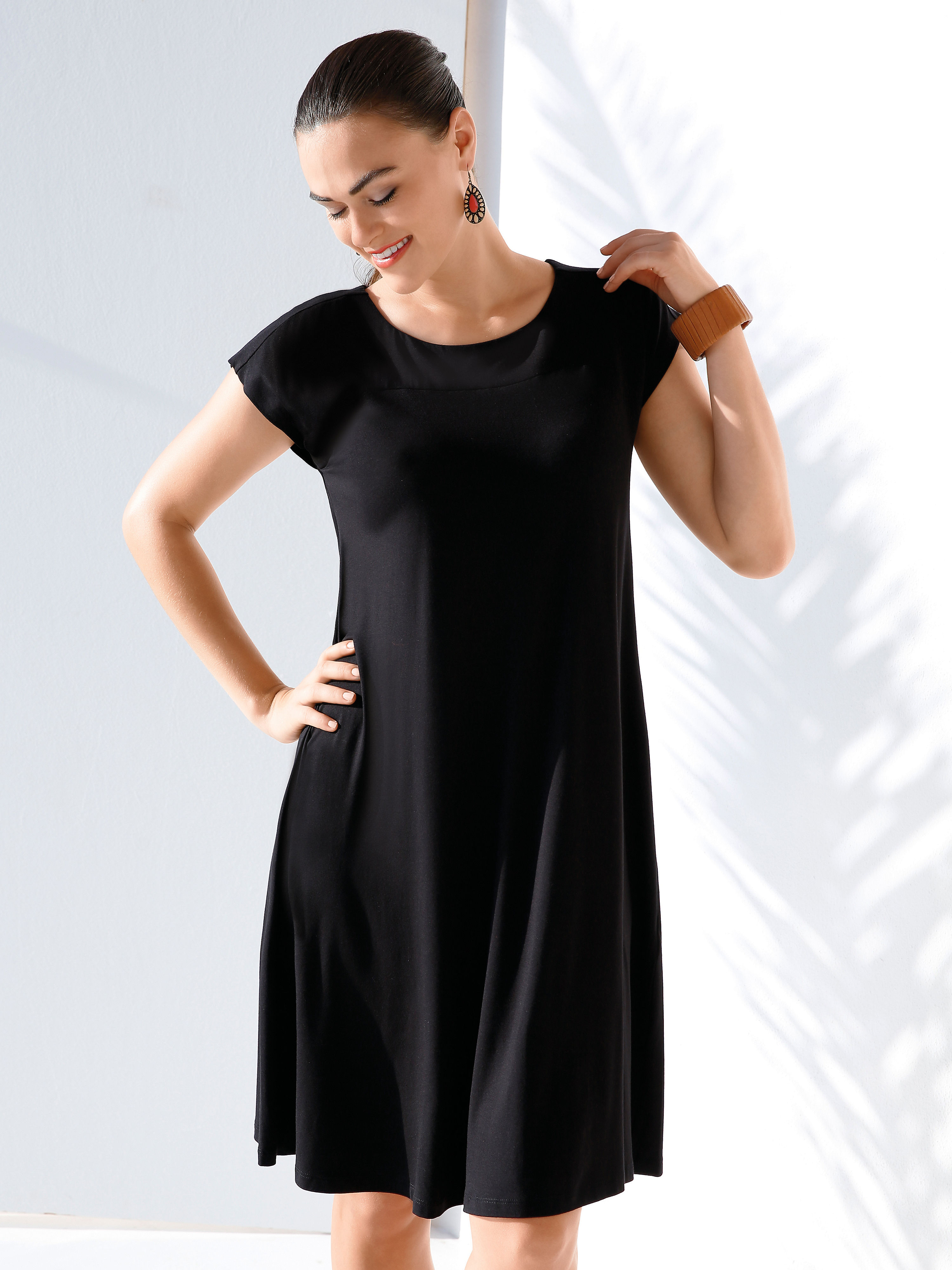 Image of Leisure dress Anna Aura black size: 16