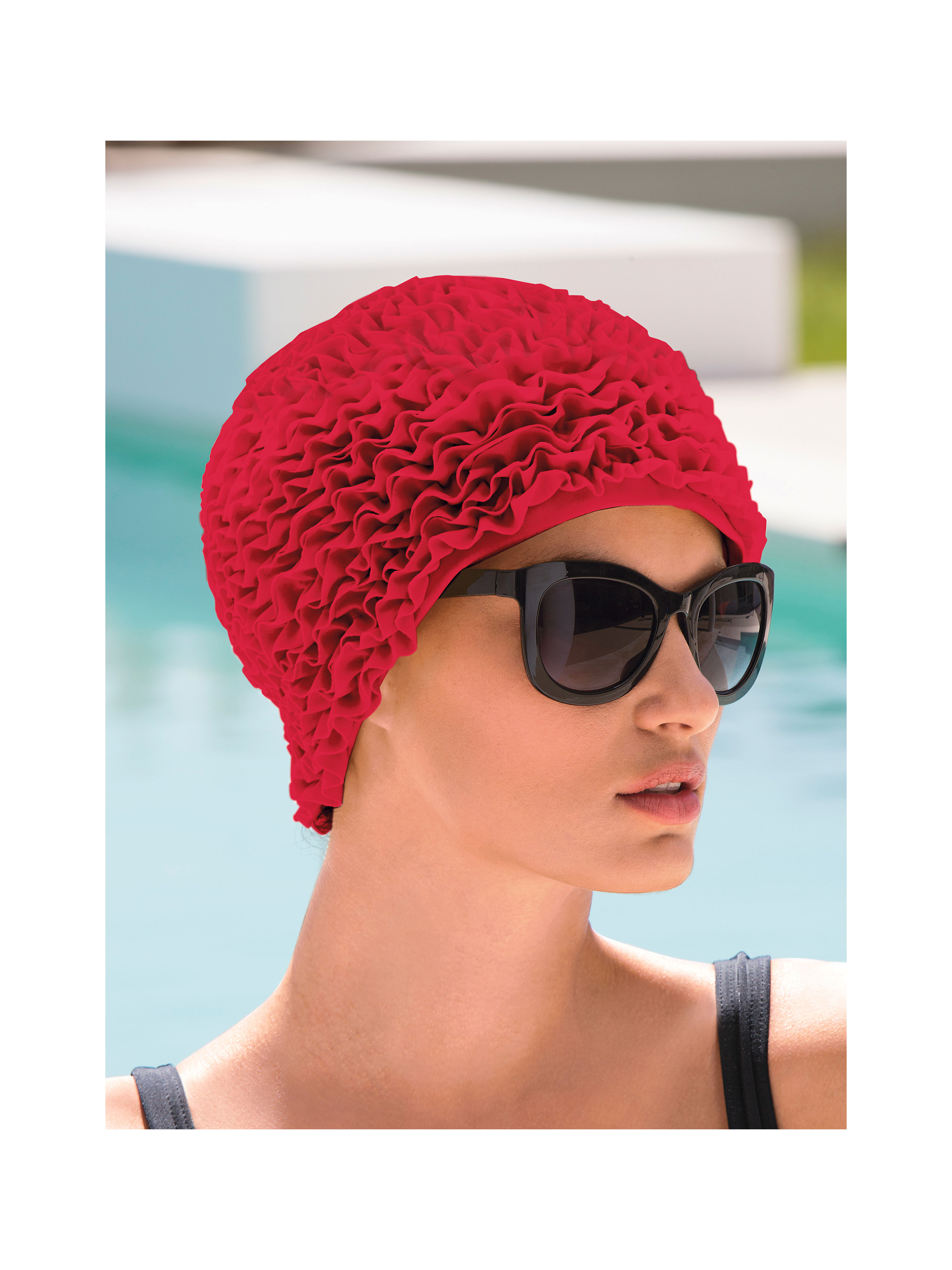 Image of Bathing cap Fashy red