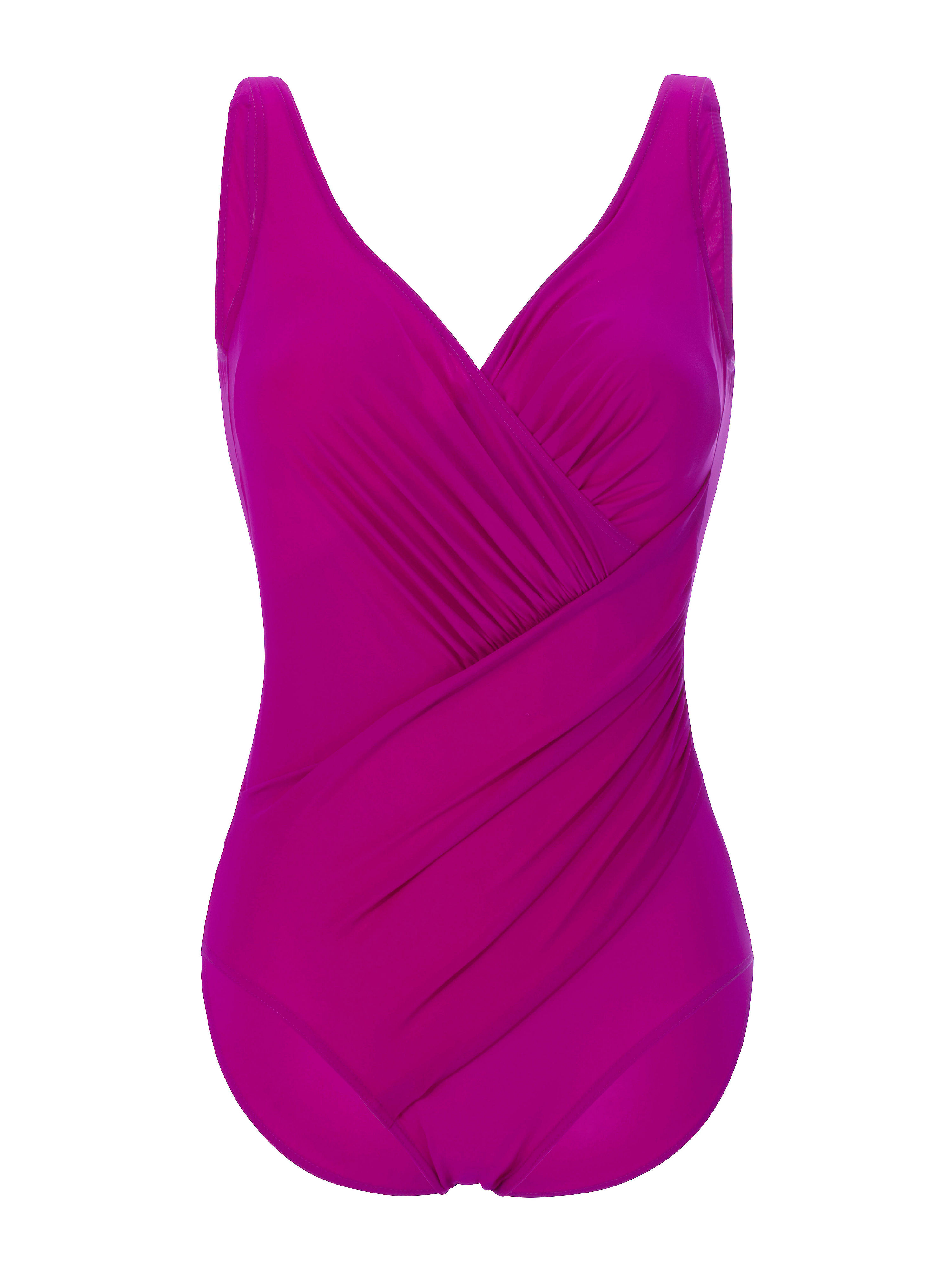 Image of Swimsuit with a V neckline Peter Hahn bright pink