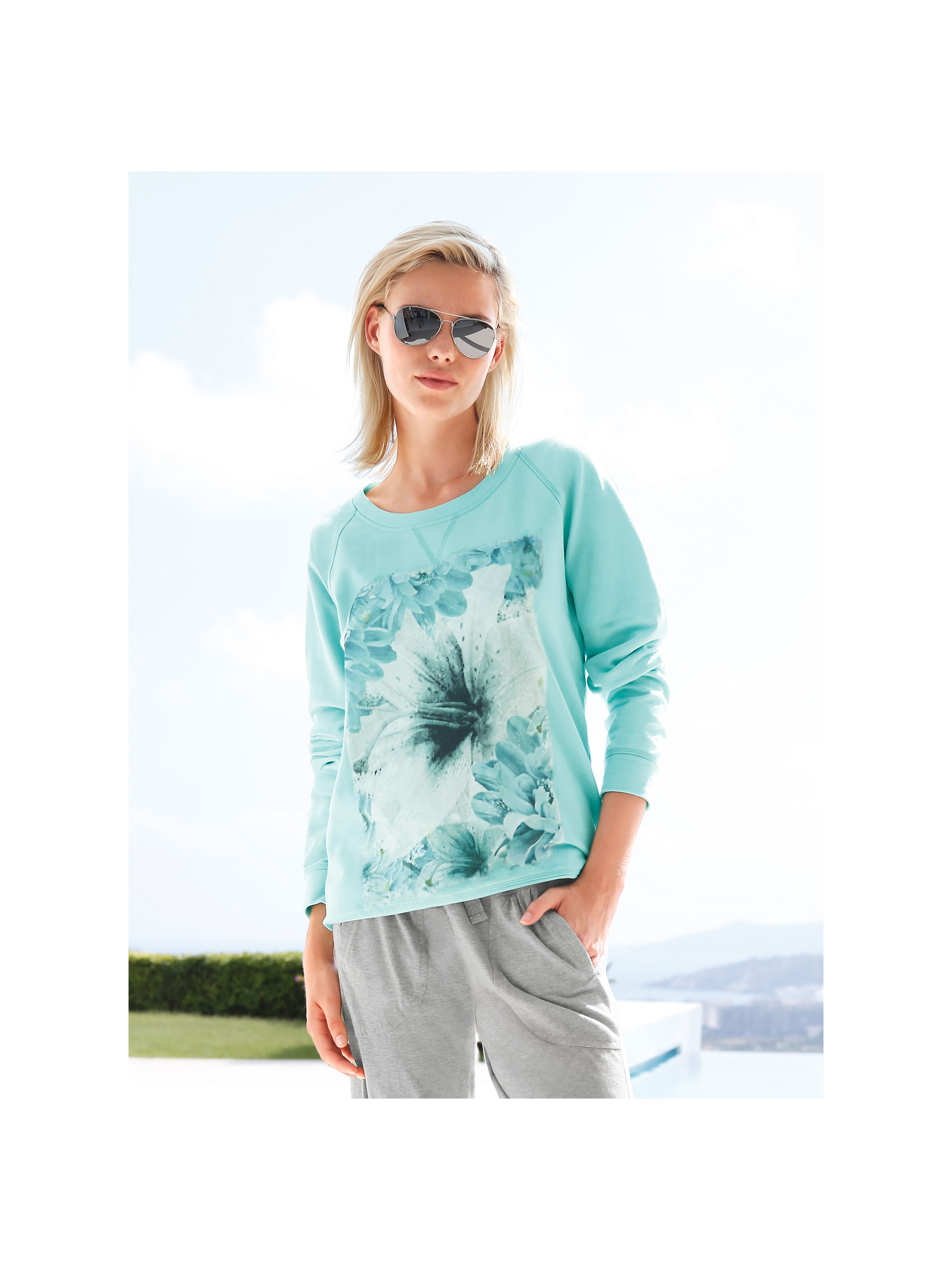 Image of Sweat top Peter Hahn green
