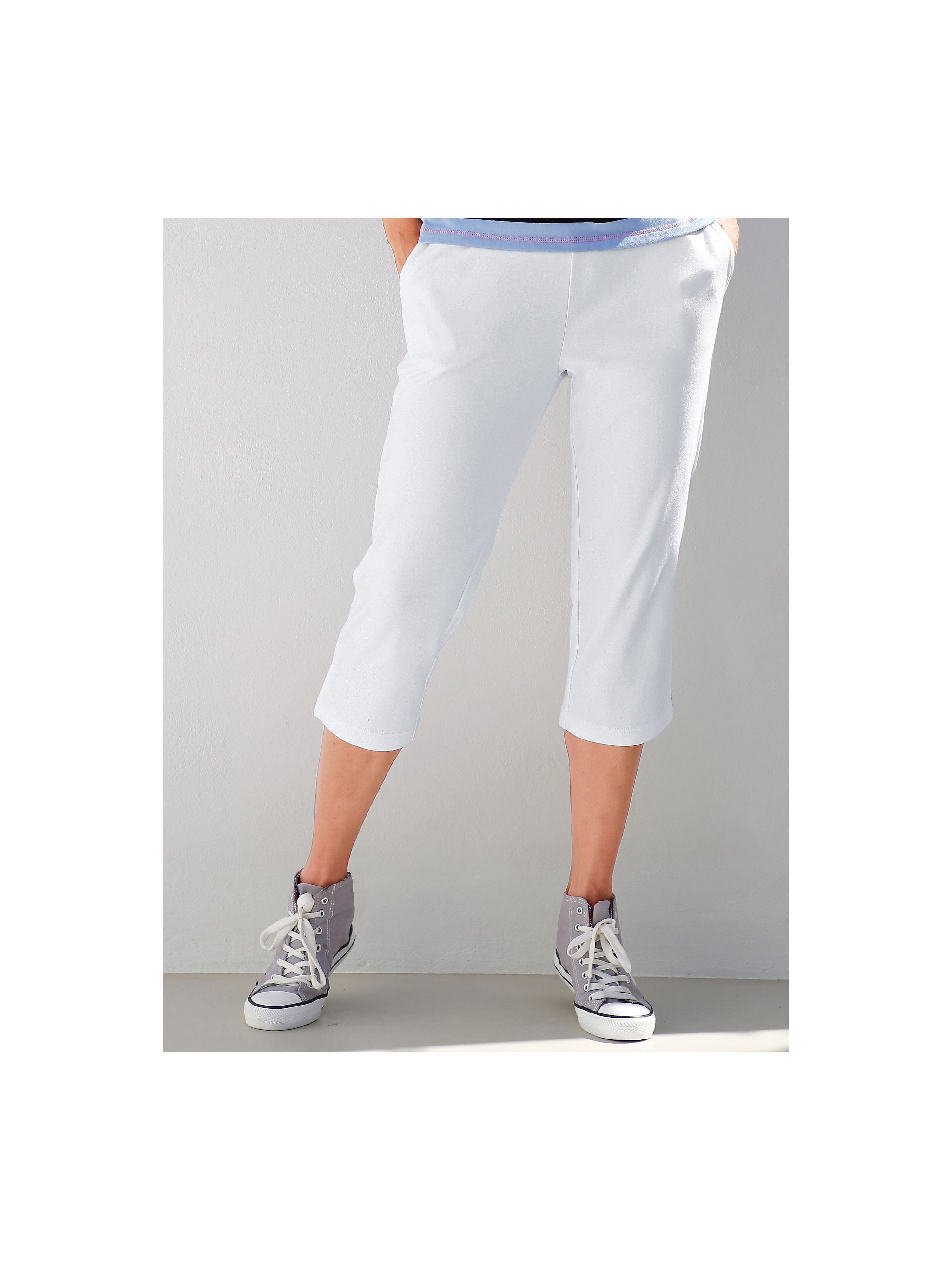 Image of 3/4-trousers Peter Hahn white size: 10