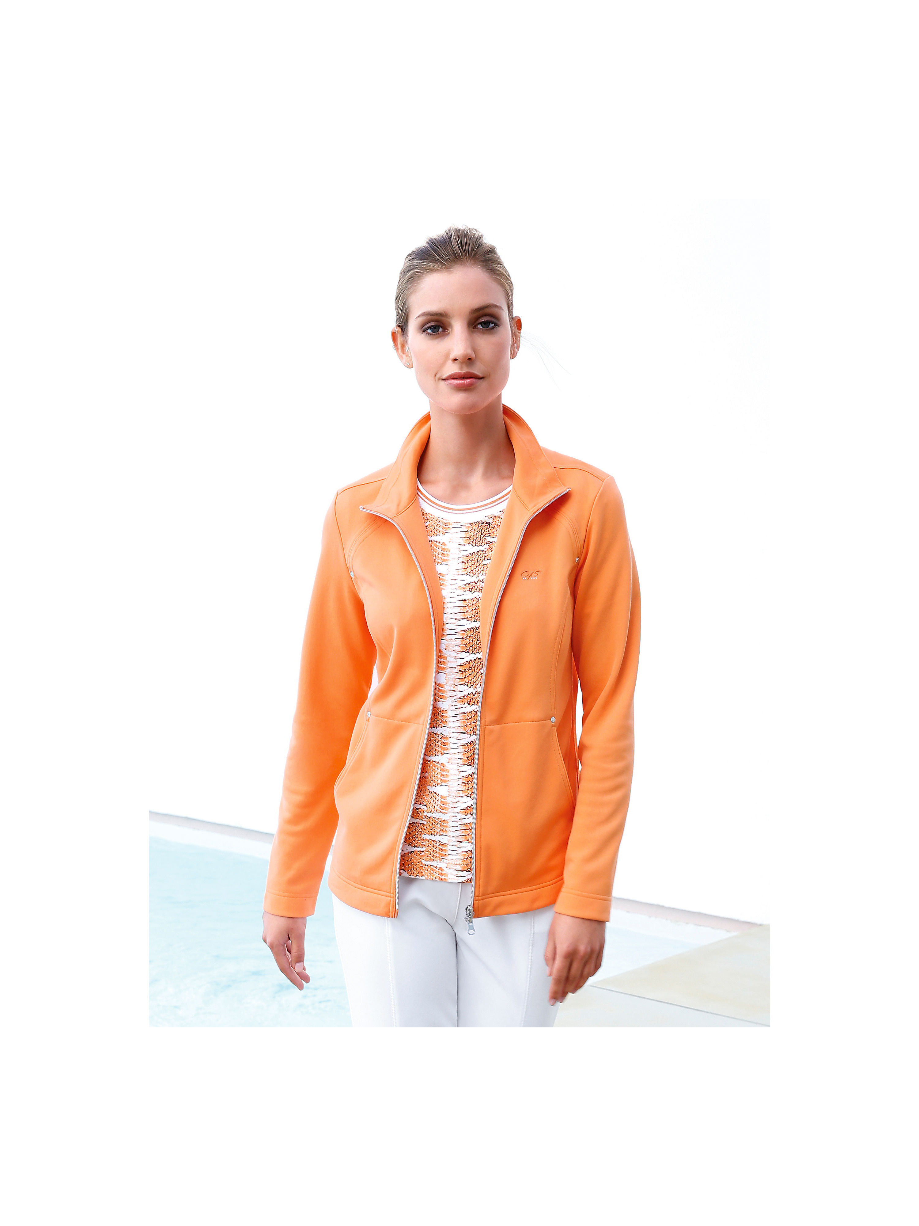 Image of Sweat jacket Canyon orange