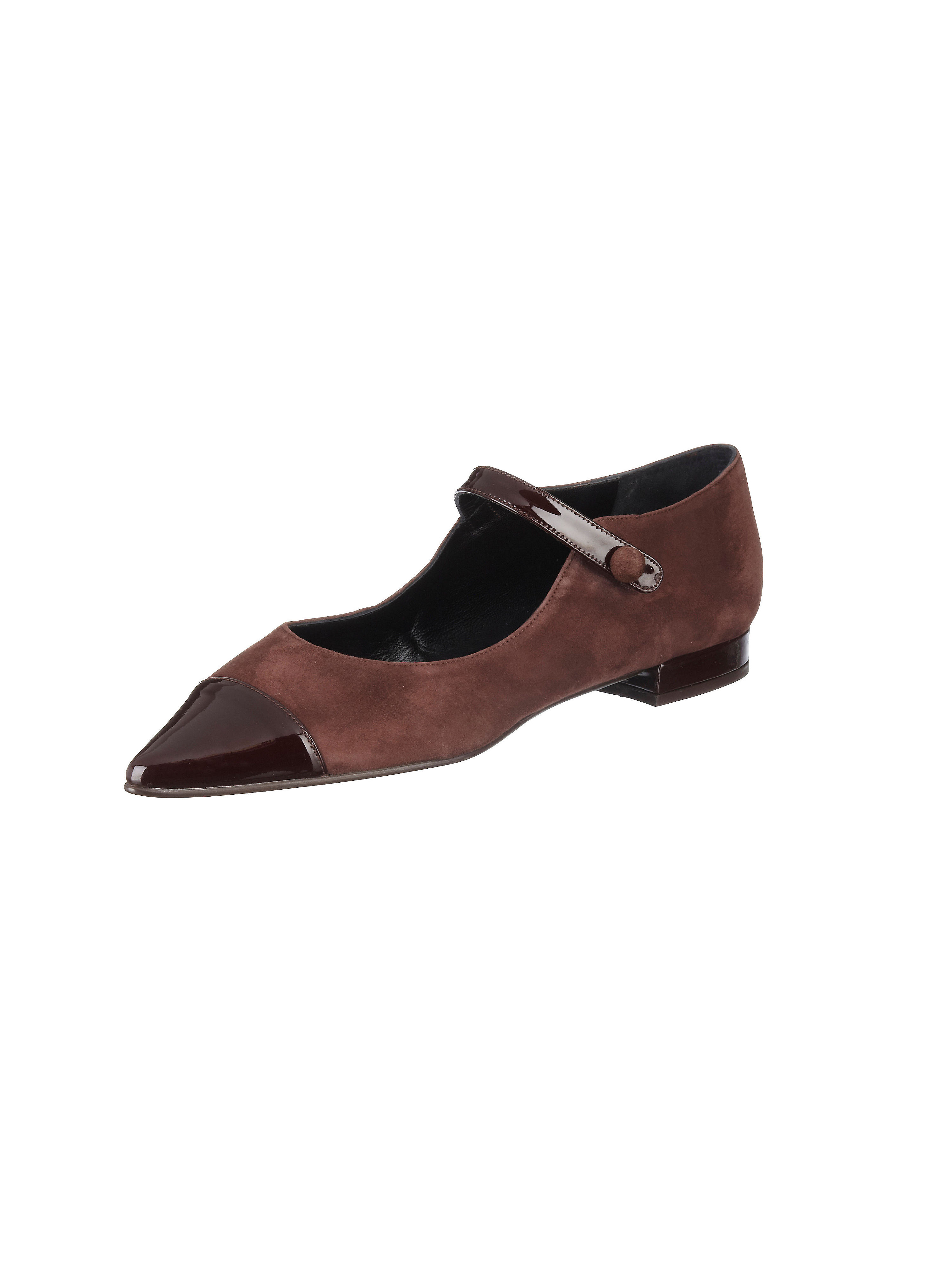 Image of Ballerinas in a fashionable pointed style Uta Raasch brown
