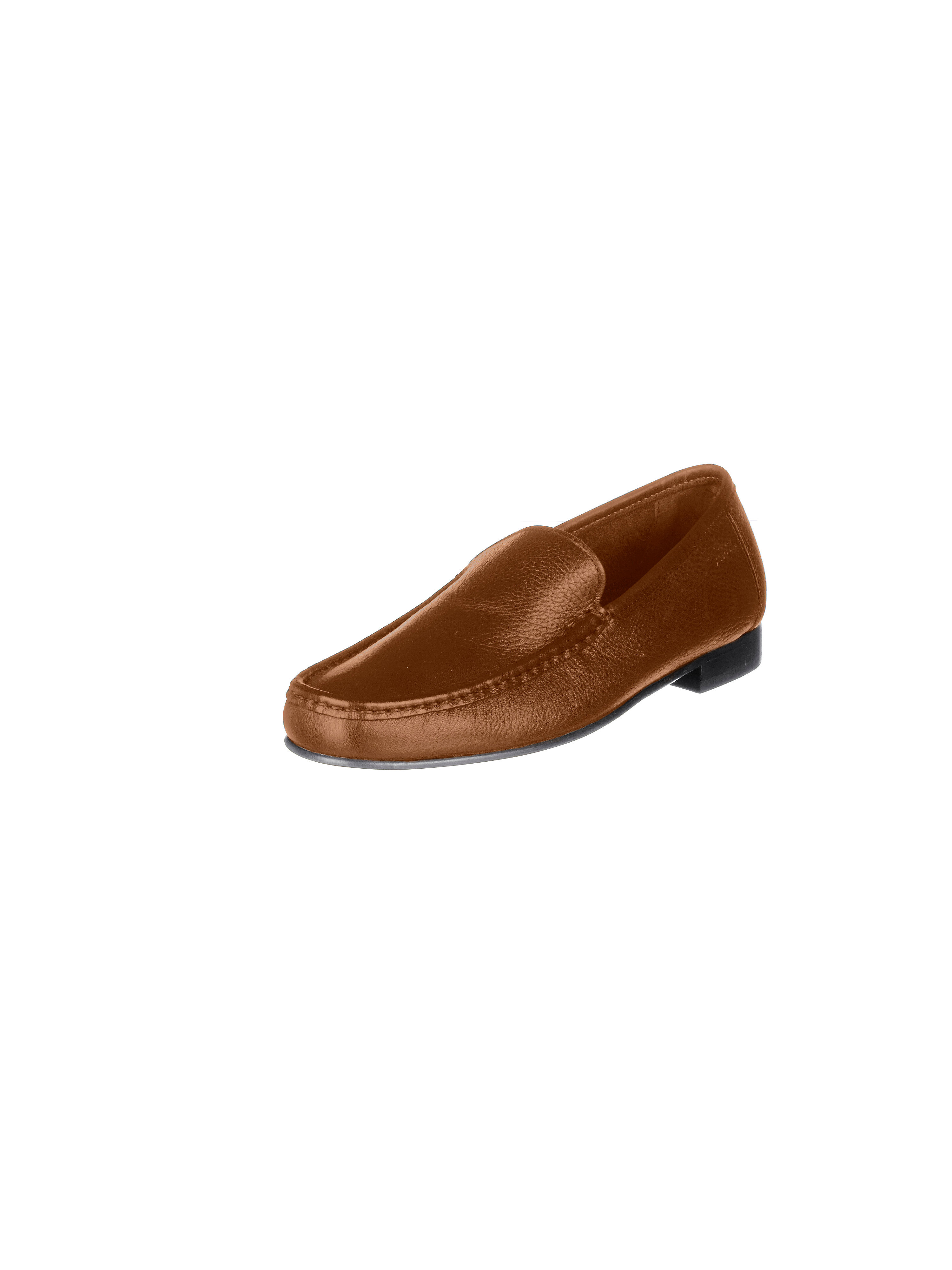Image of Lightweight cowskin nappa moccasins Sioux brown size: 47