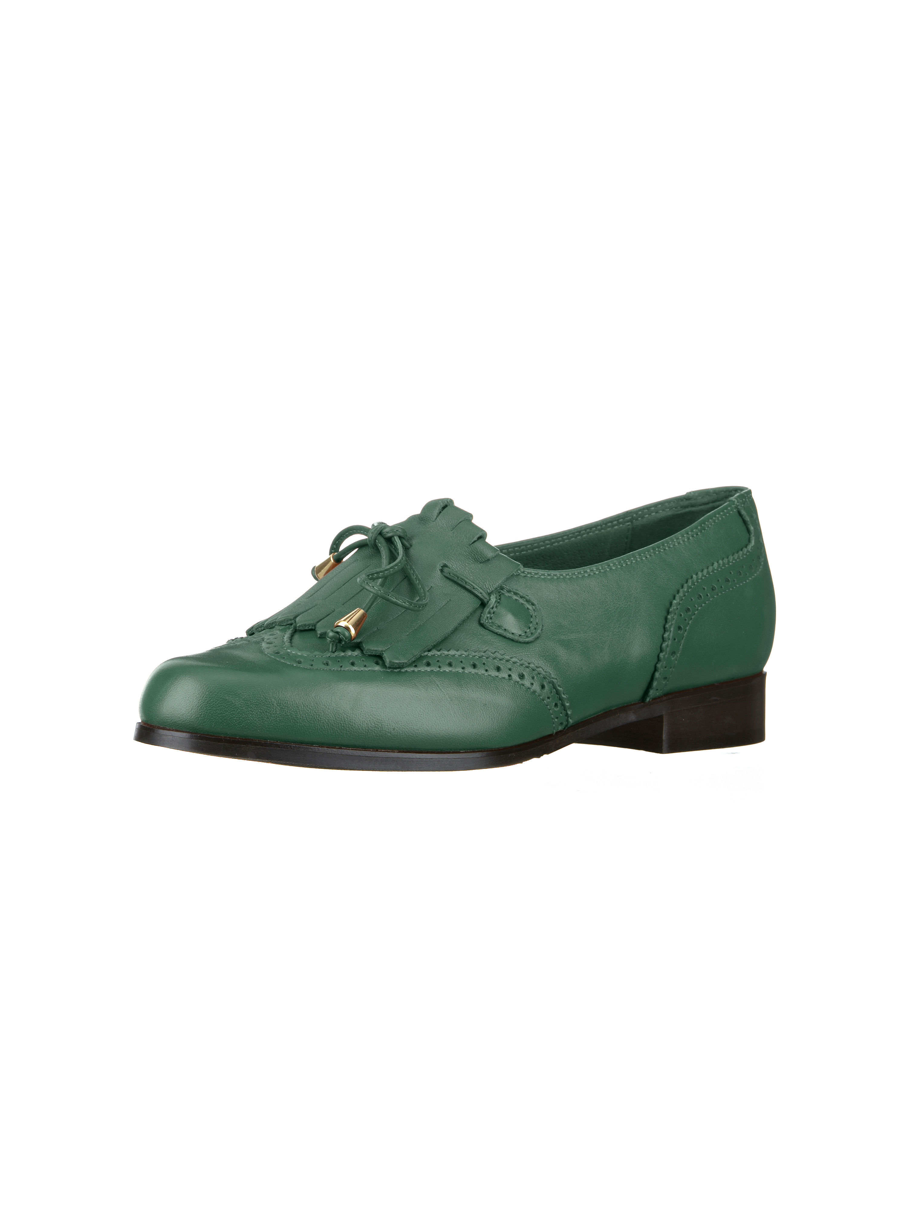Image of Exquisite calfskin nappa low shoes Uta Raasch green