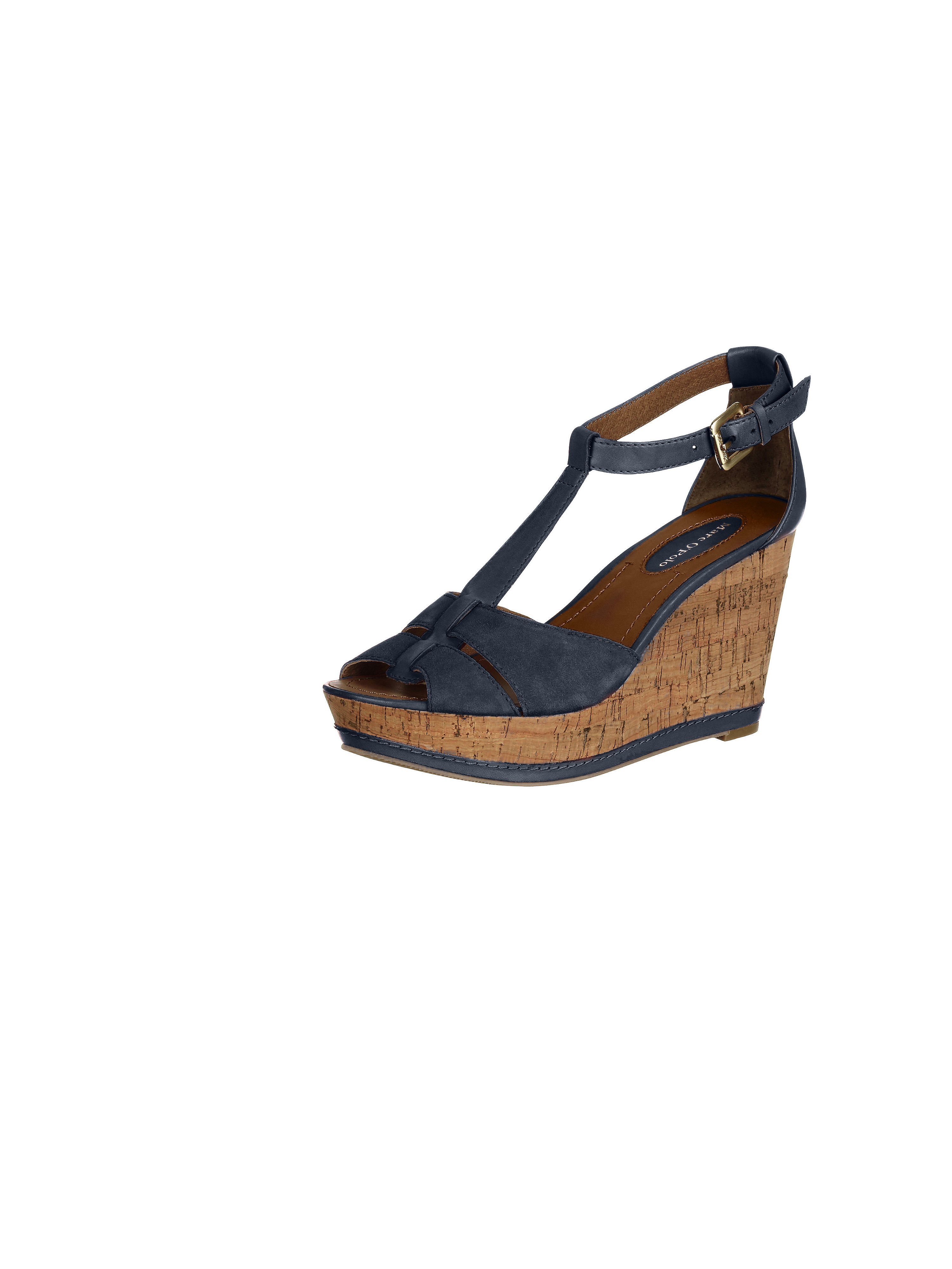 Image of Wedge platform sandals Marc O´Polo blue