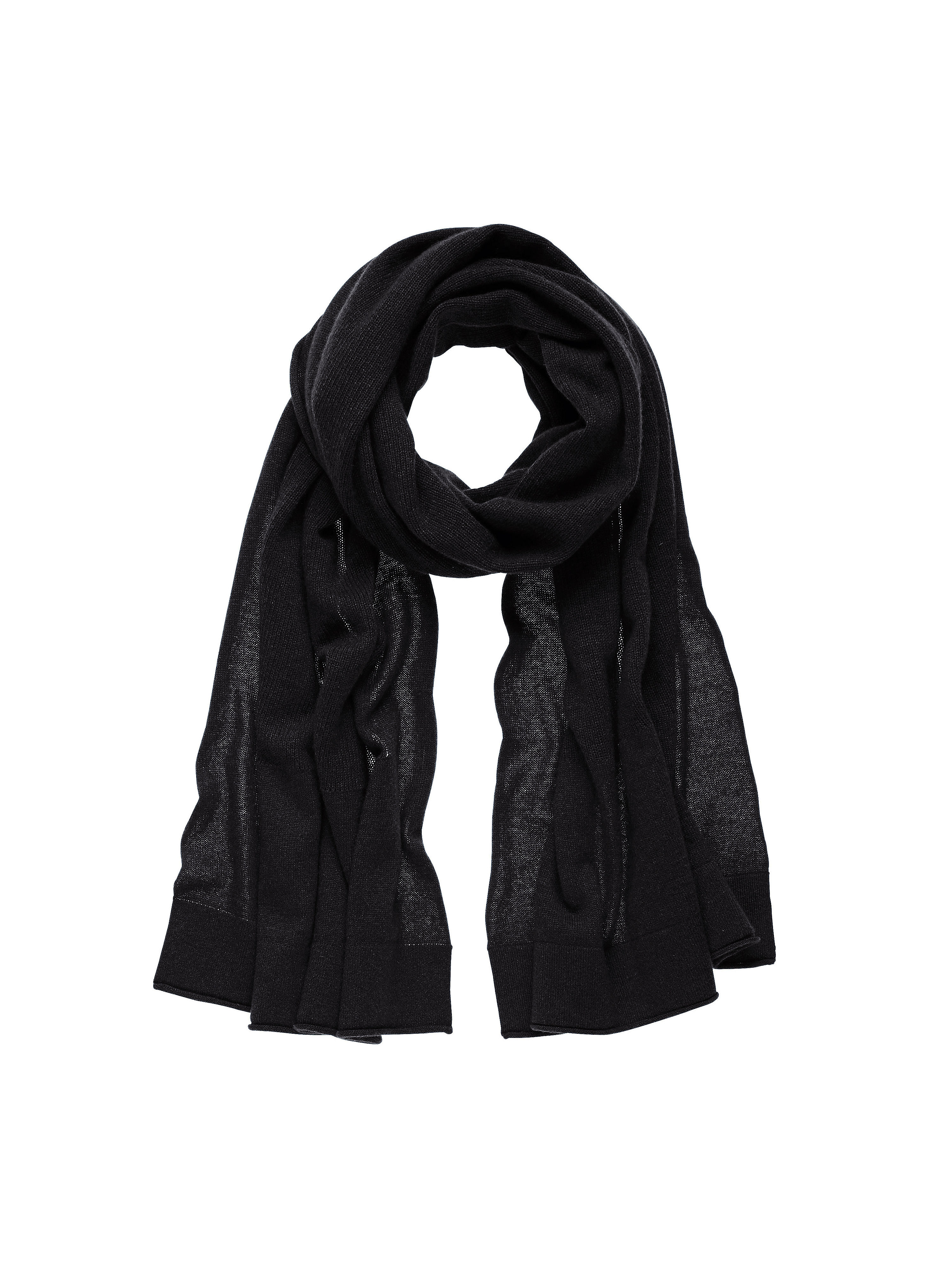 Image of Scarf in 100% cashmere Looxent black