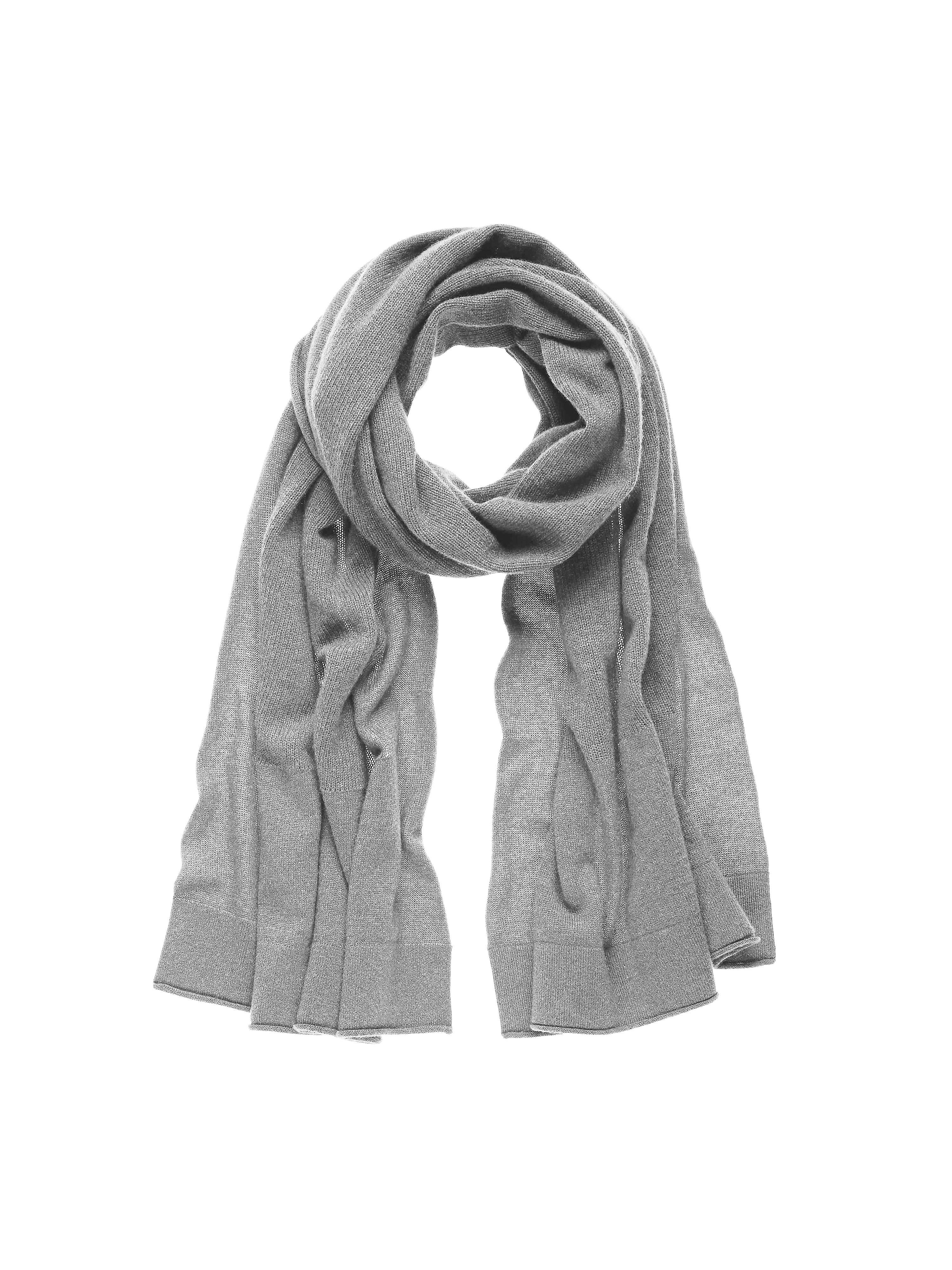 Image of Scarf in 100% cashmere Looxent grey