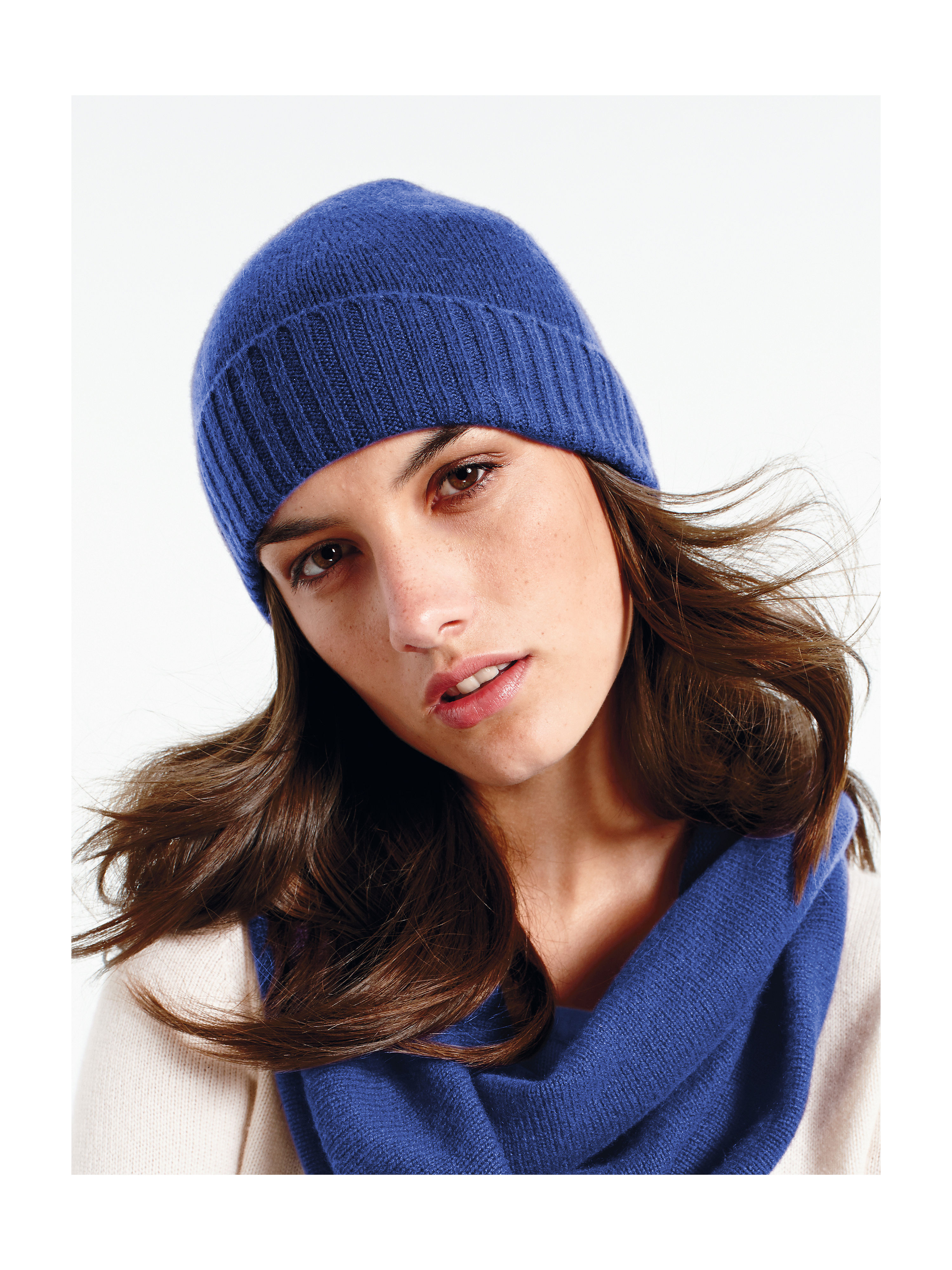 Image of Hat cashmere blue