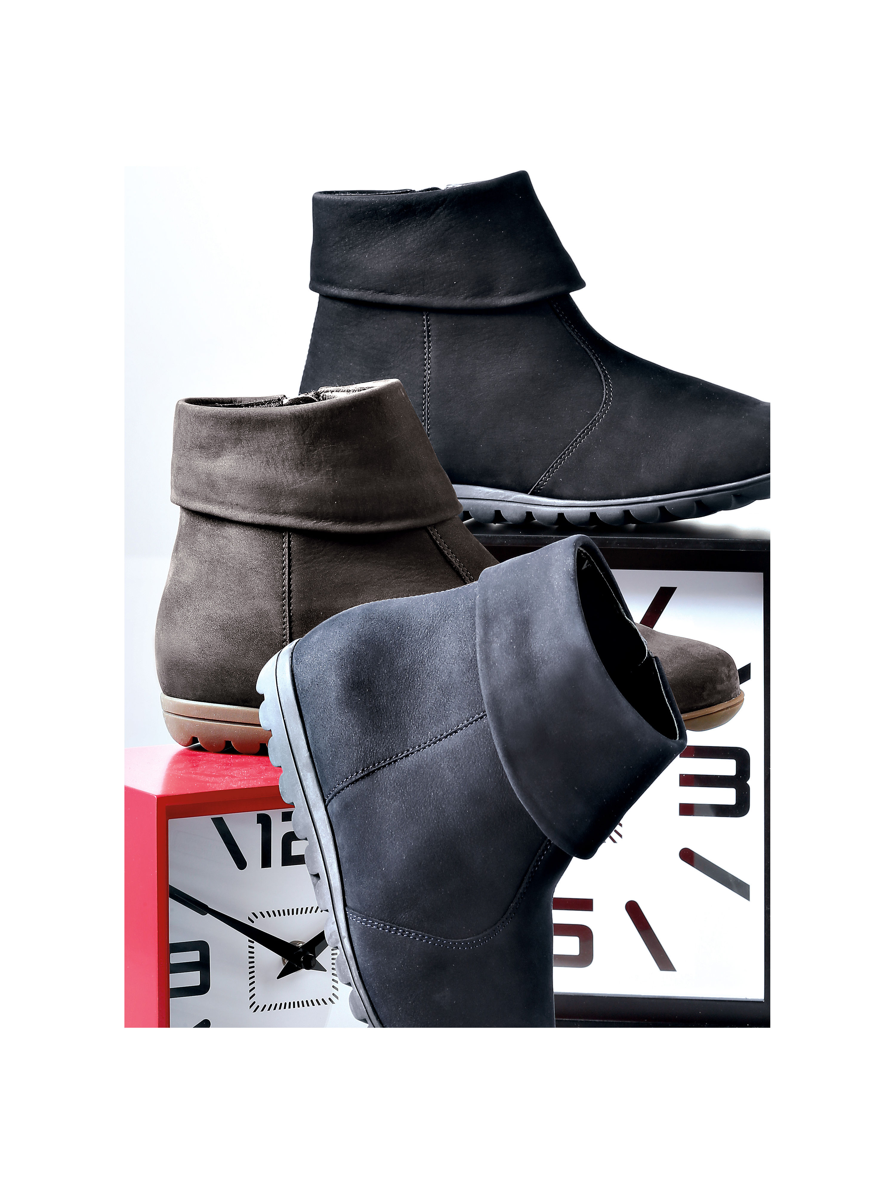 Image of Nubuck leather ankle boots Waldläufer brown