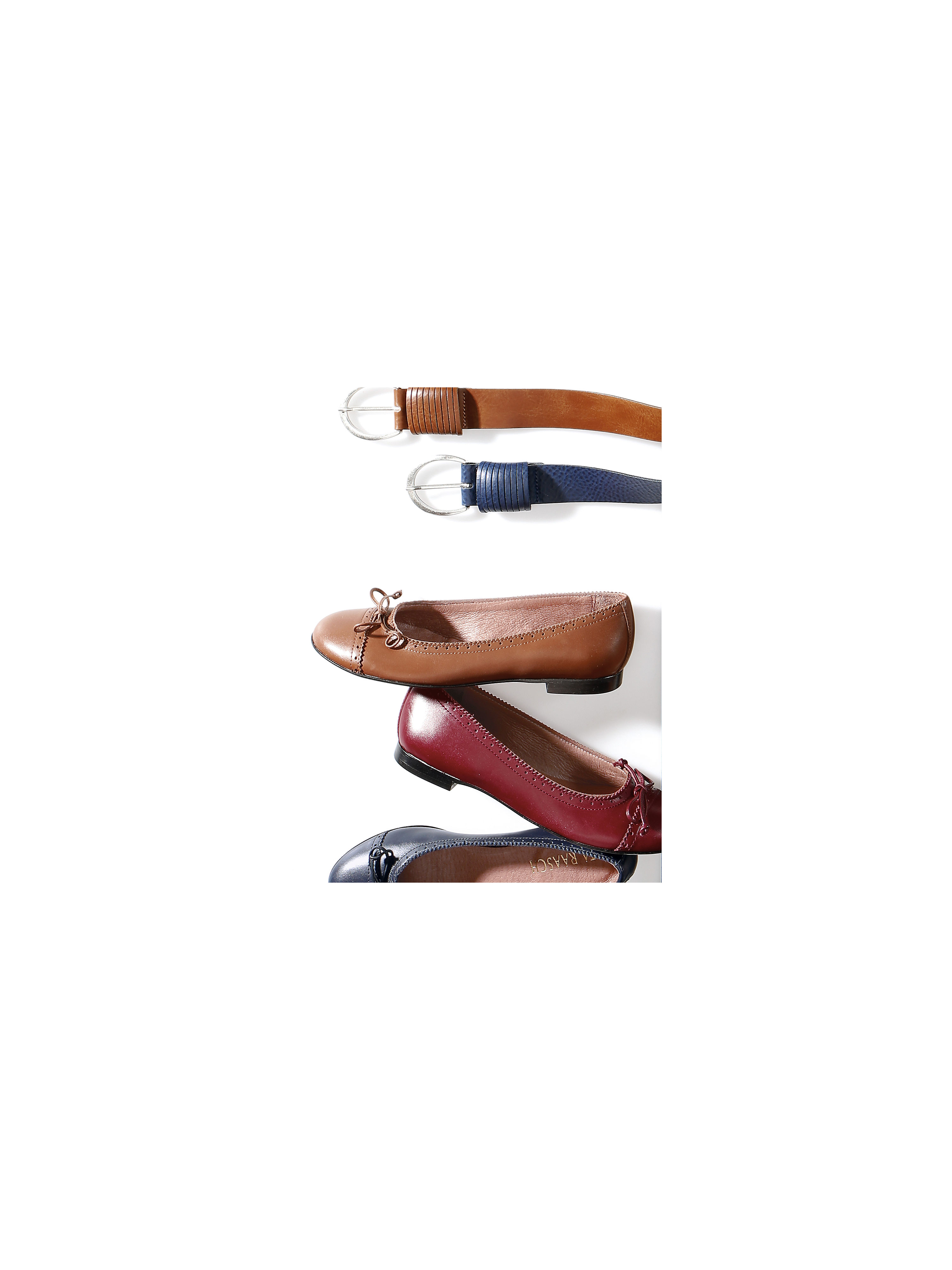 Image of Ballerinas made from the finest calfskin nappa Uta Raasch brown