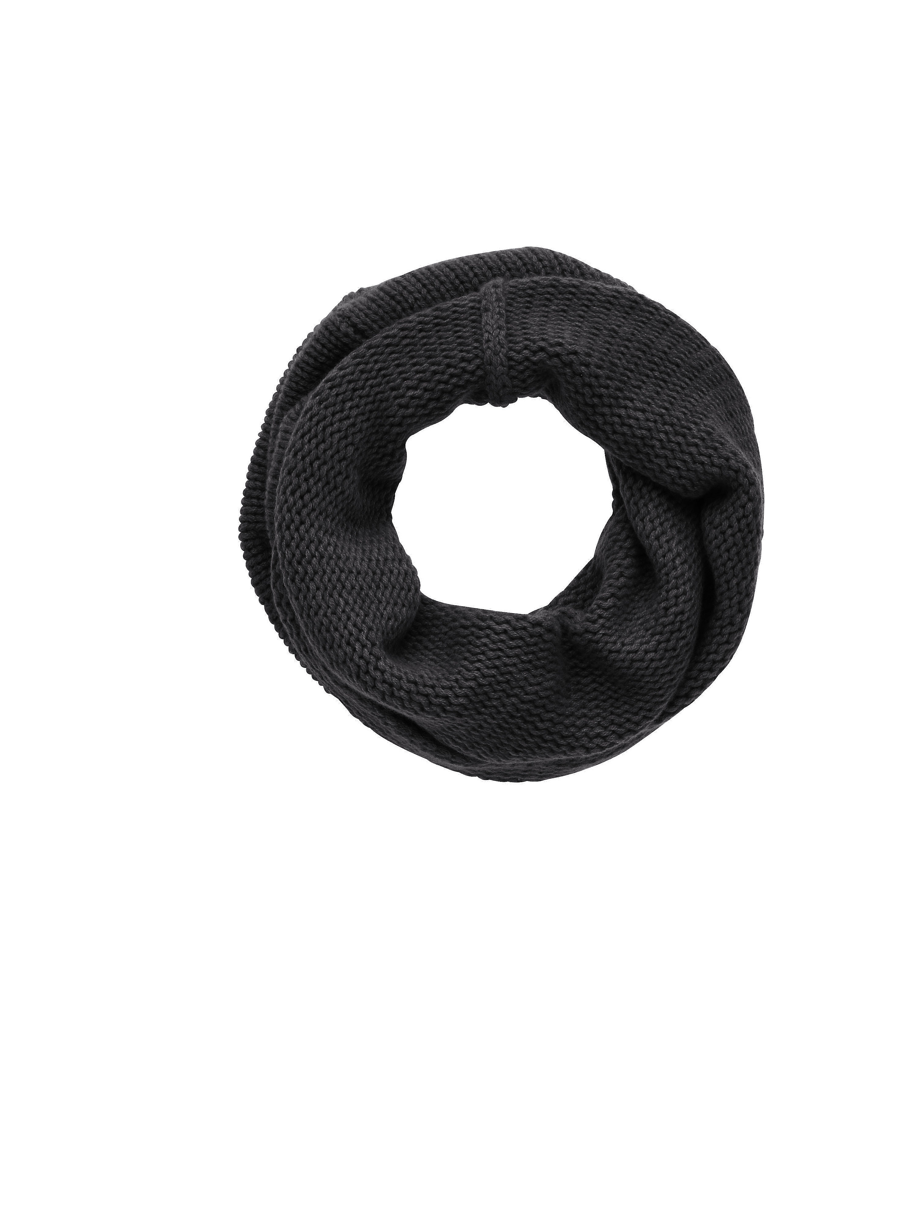 Image of Loop scarf made from 100% cashmere Peter Hahn black