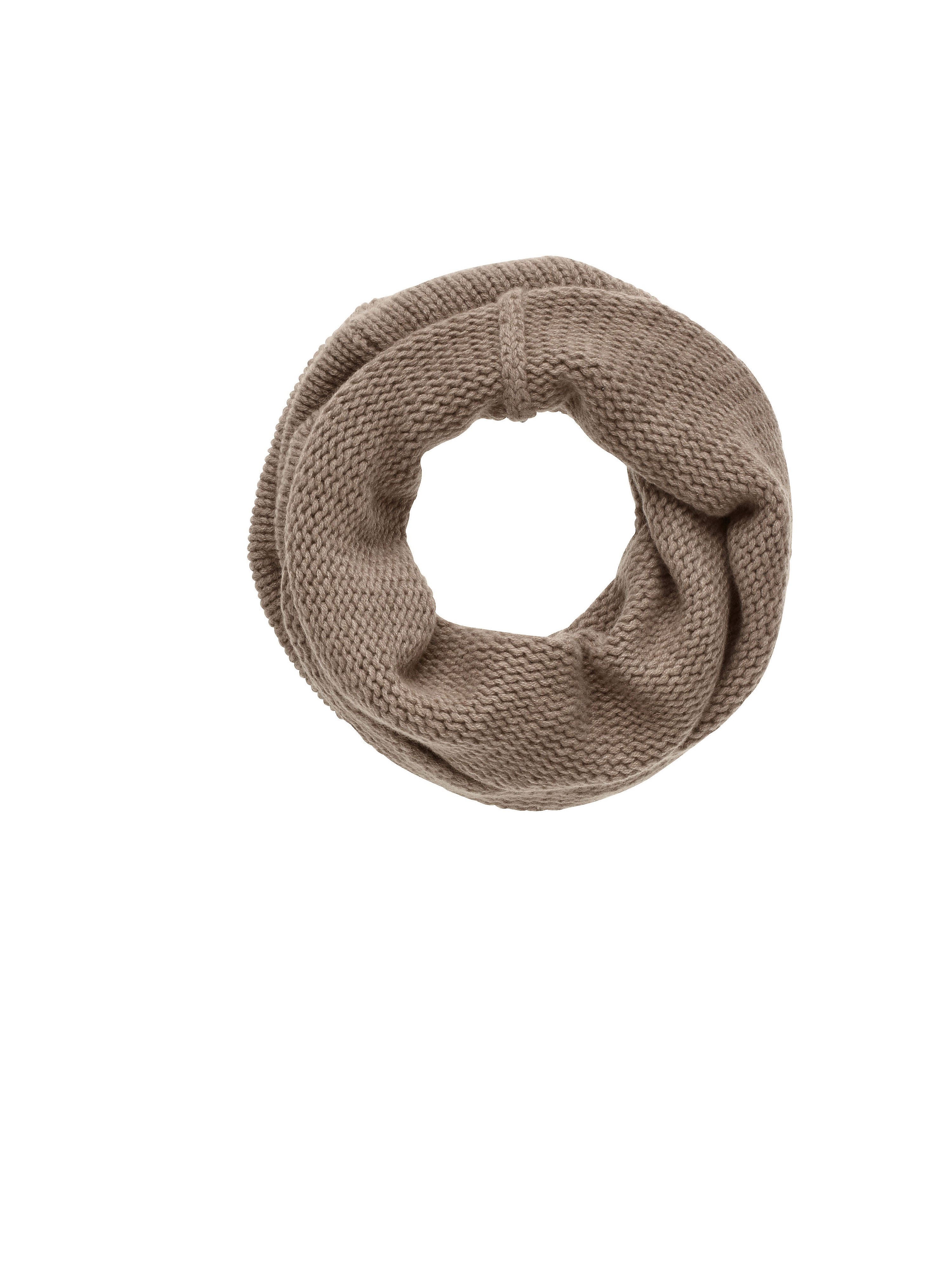 Image of Loop scarf made from 100% cashmere Peter Hahn beige