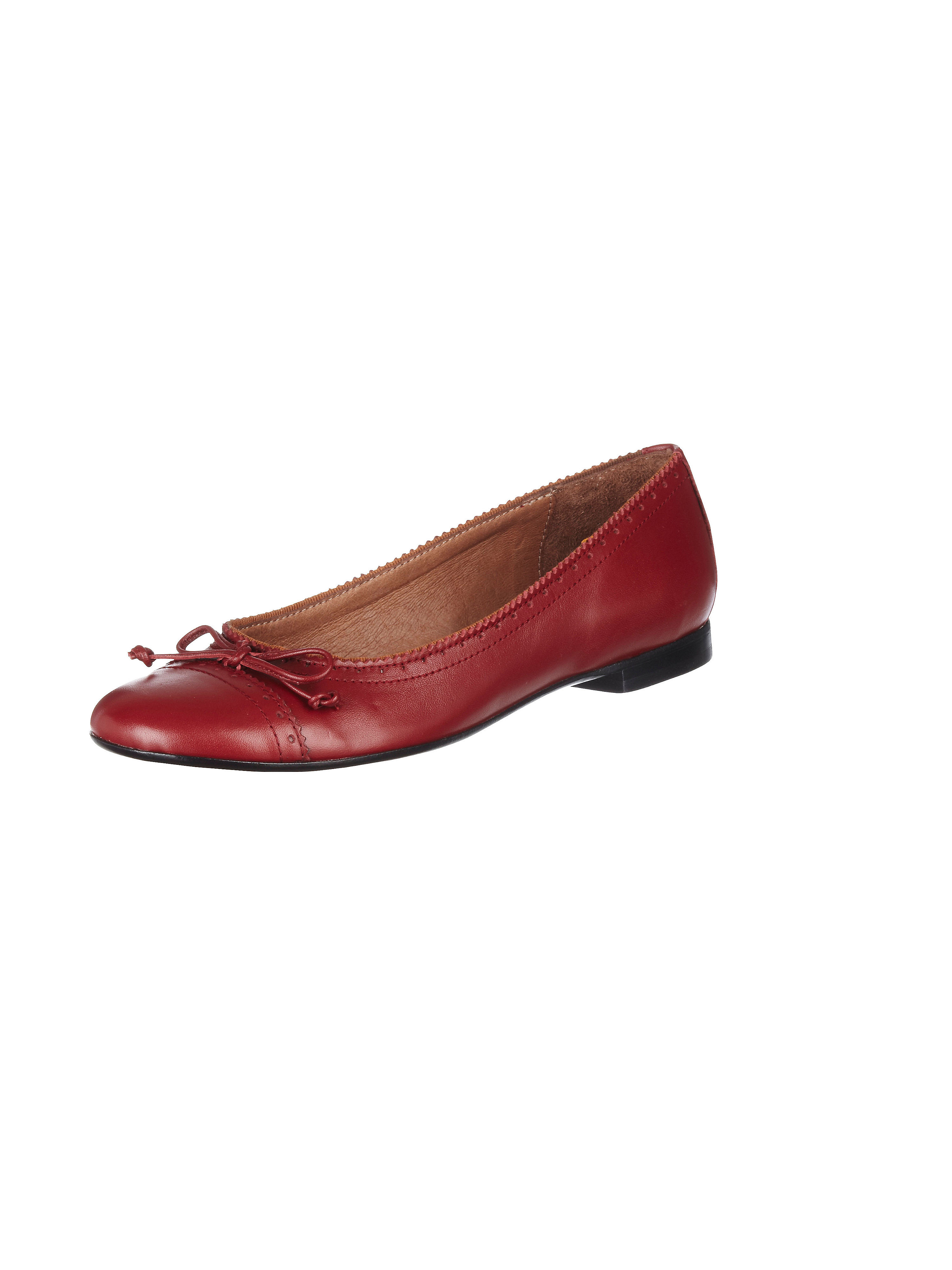 Image of Ballerinas made from the finest calfskin nappa Uta Raasch red