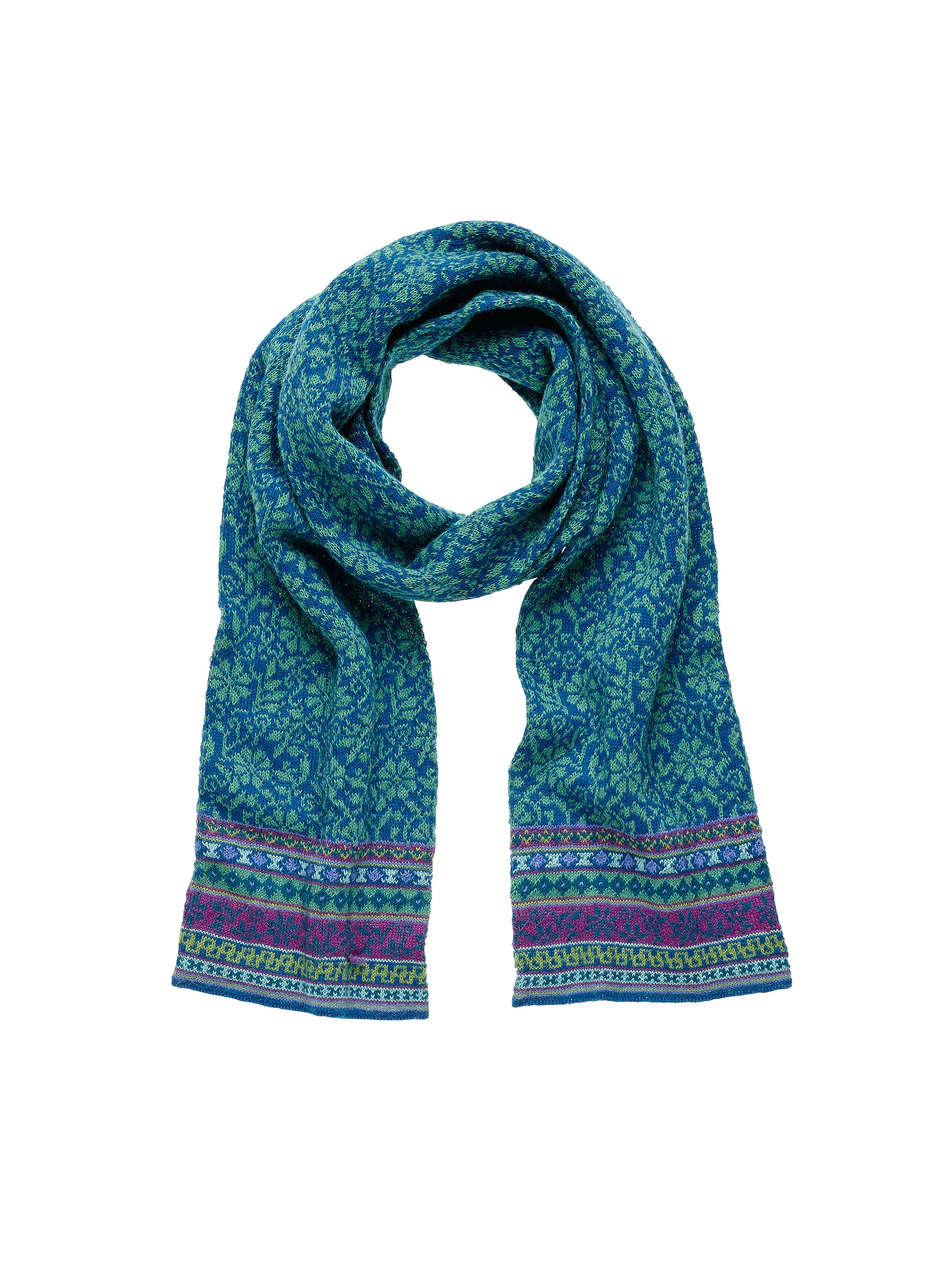 Image of Knitted scarf Inkadoro blue