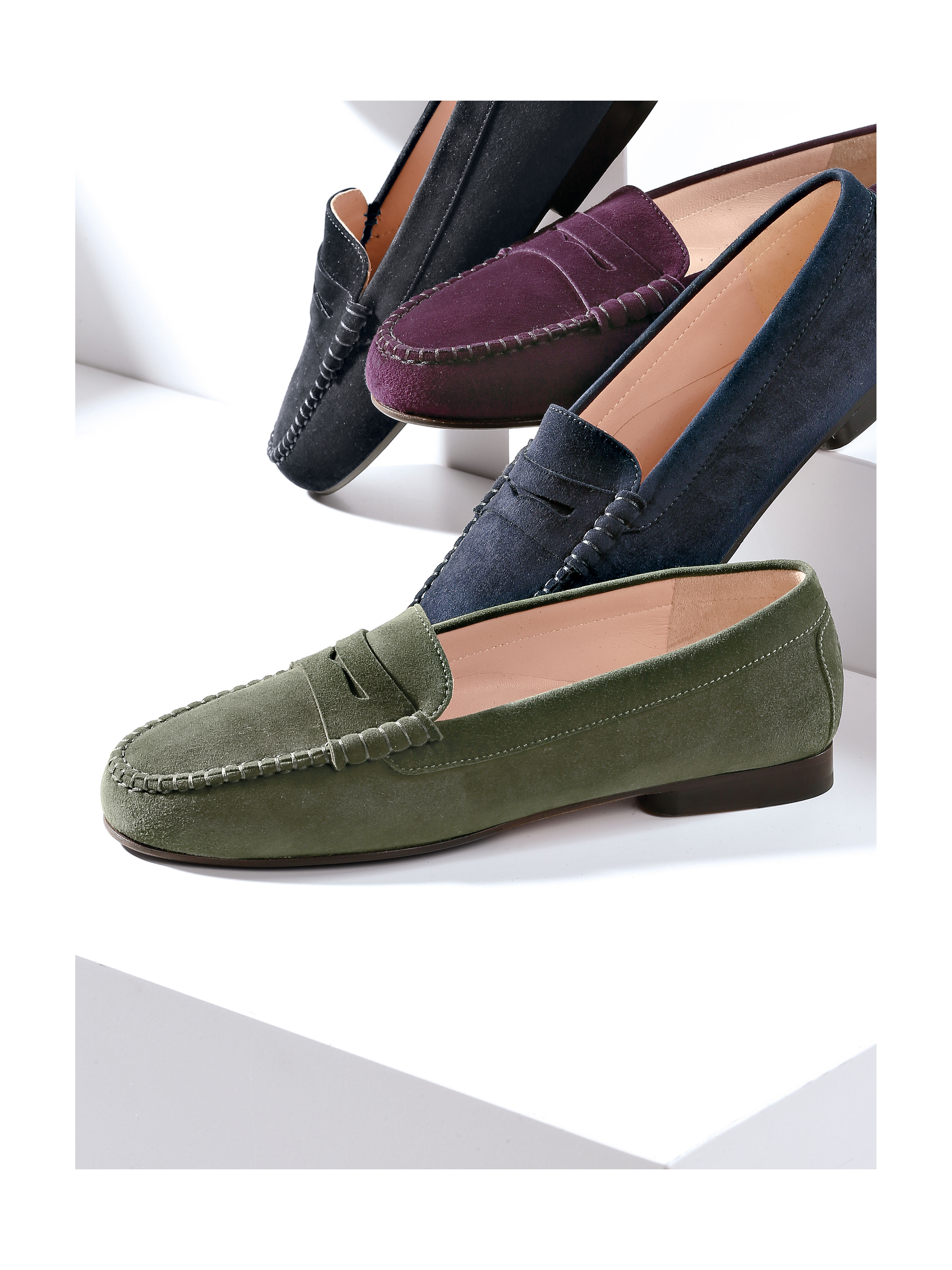 Image of Moccasins UNÜTZER green
