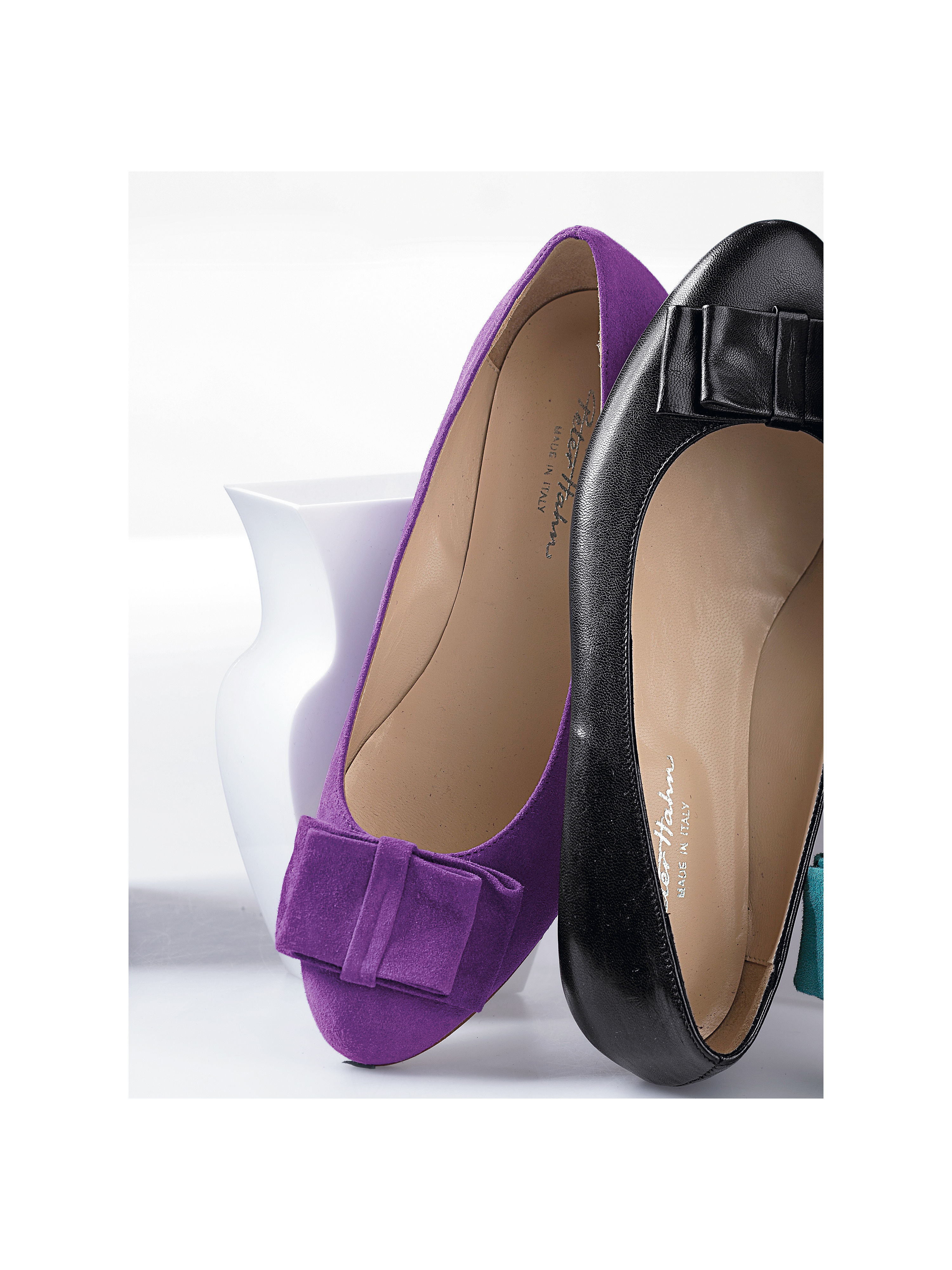 Image of Ballerina pumps Peter Hahn purple