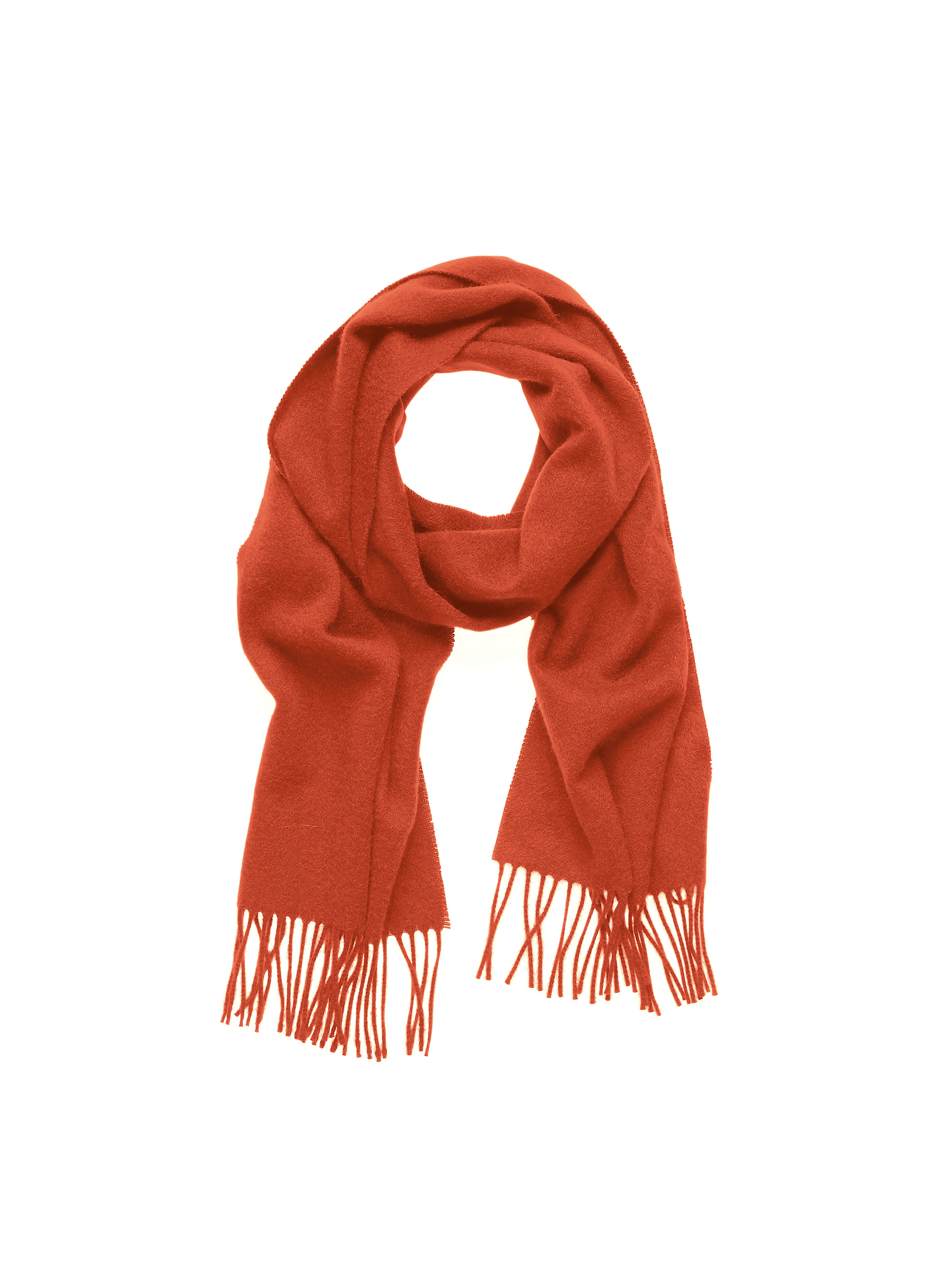 Image of Scarf made from pure cashmere Peter Hahn orange