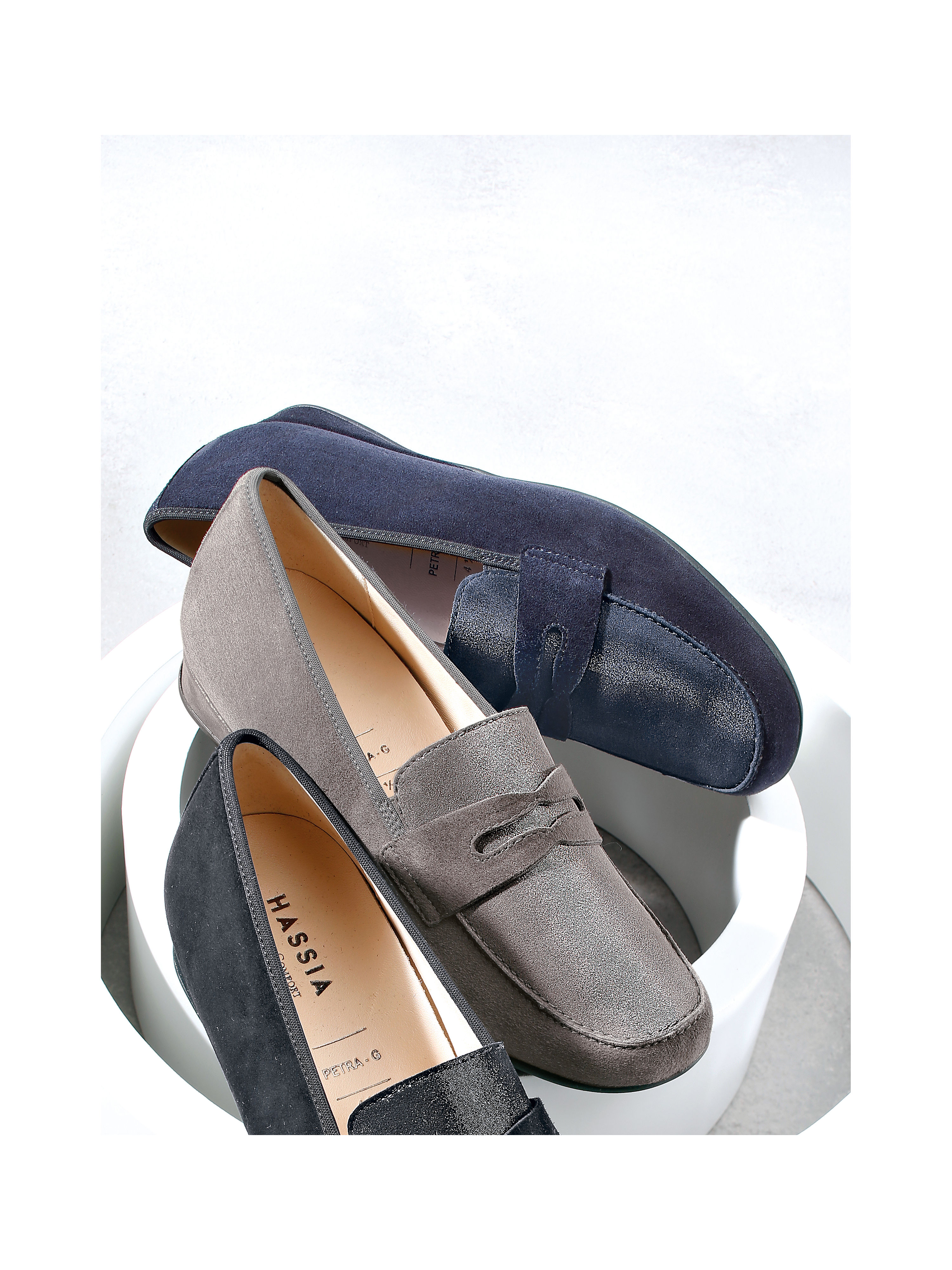 Image of Slip-ons Hassia blue size: 42