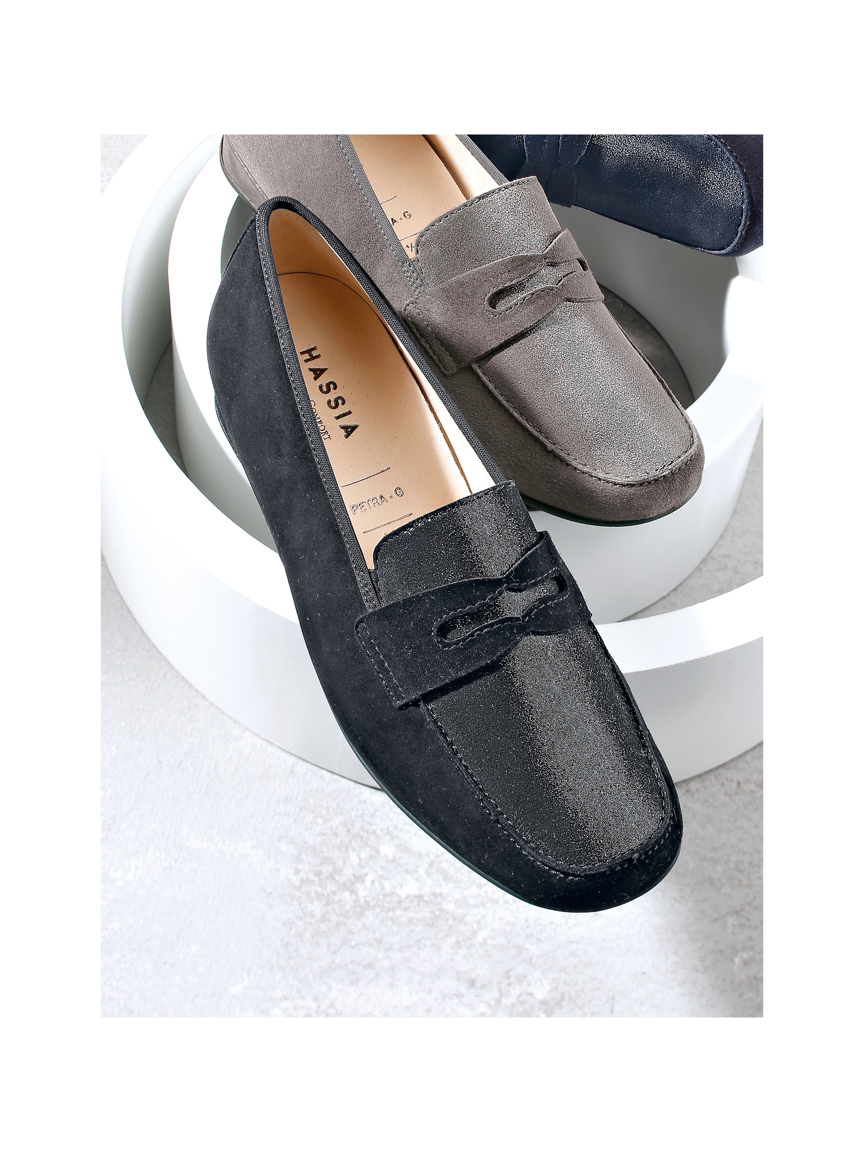 Image of Slip-ons Hassia black size: 37,5