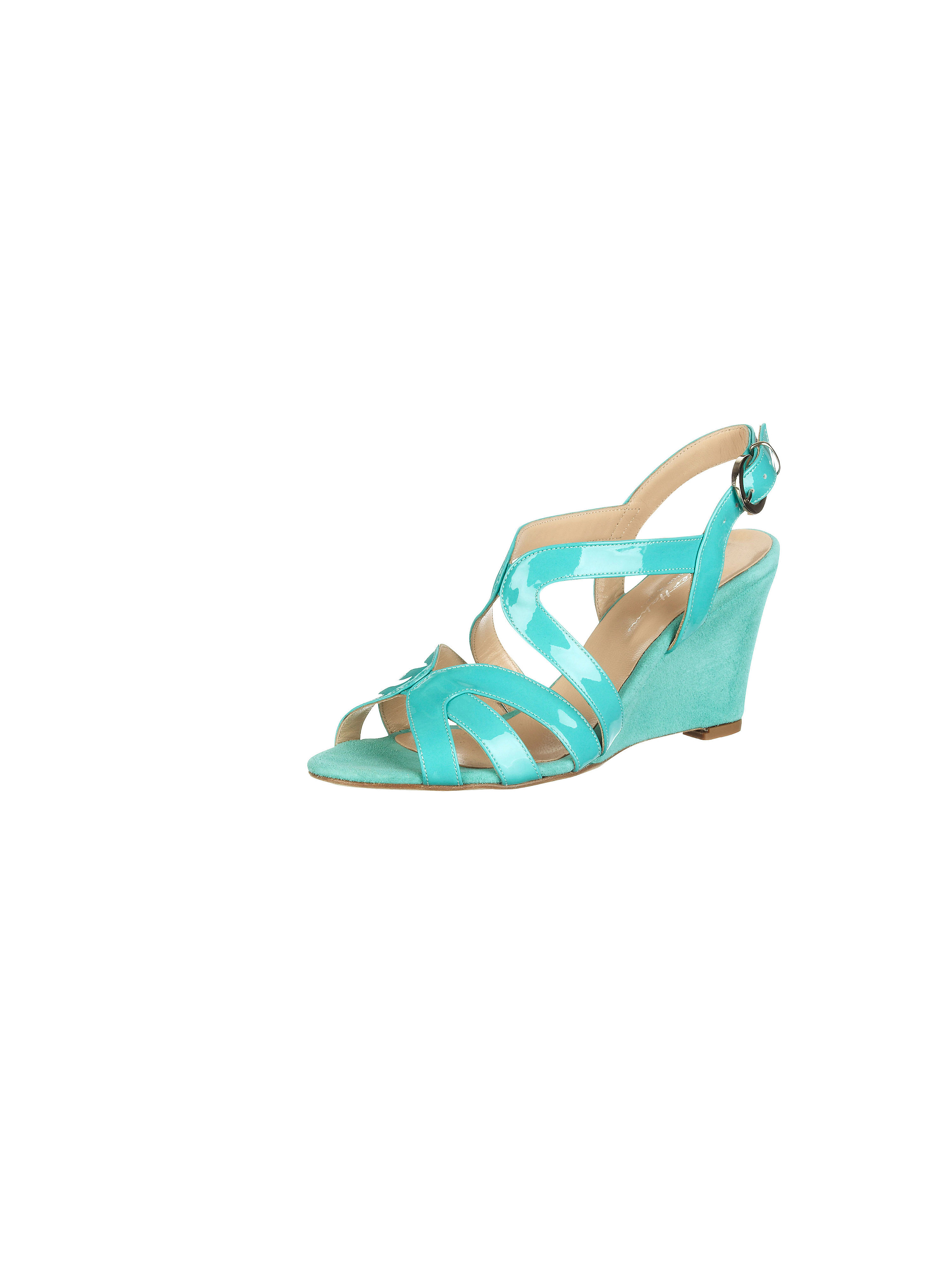 Image of Wedge sandals Peter Hahn turquoise