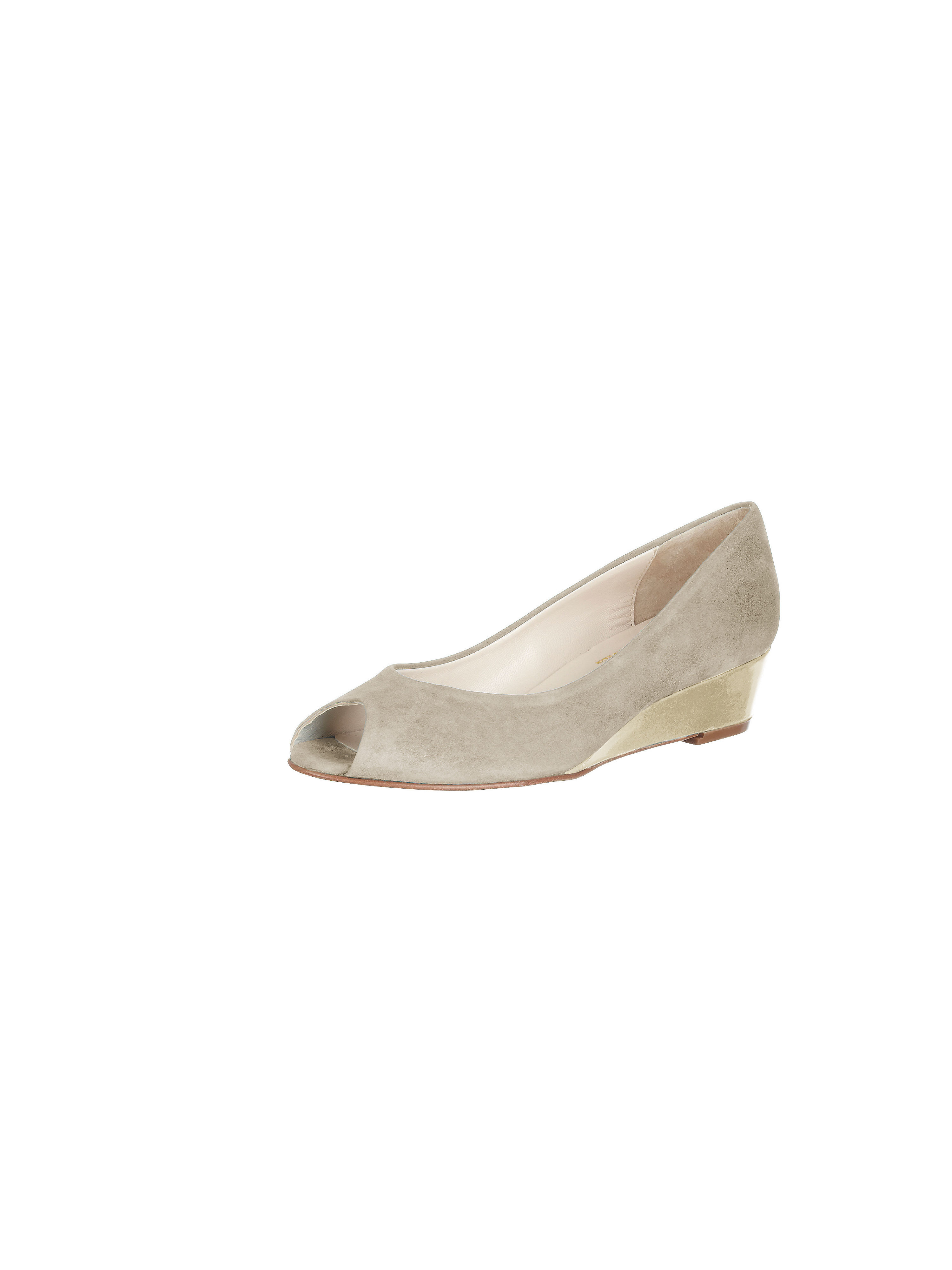 Image of Peep toe pumps Peter Hahn beige