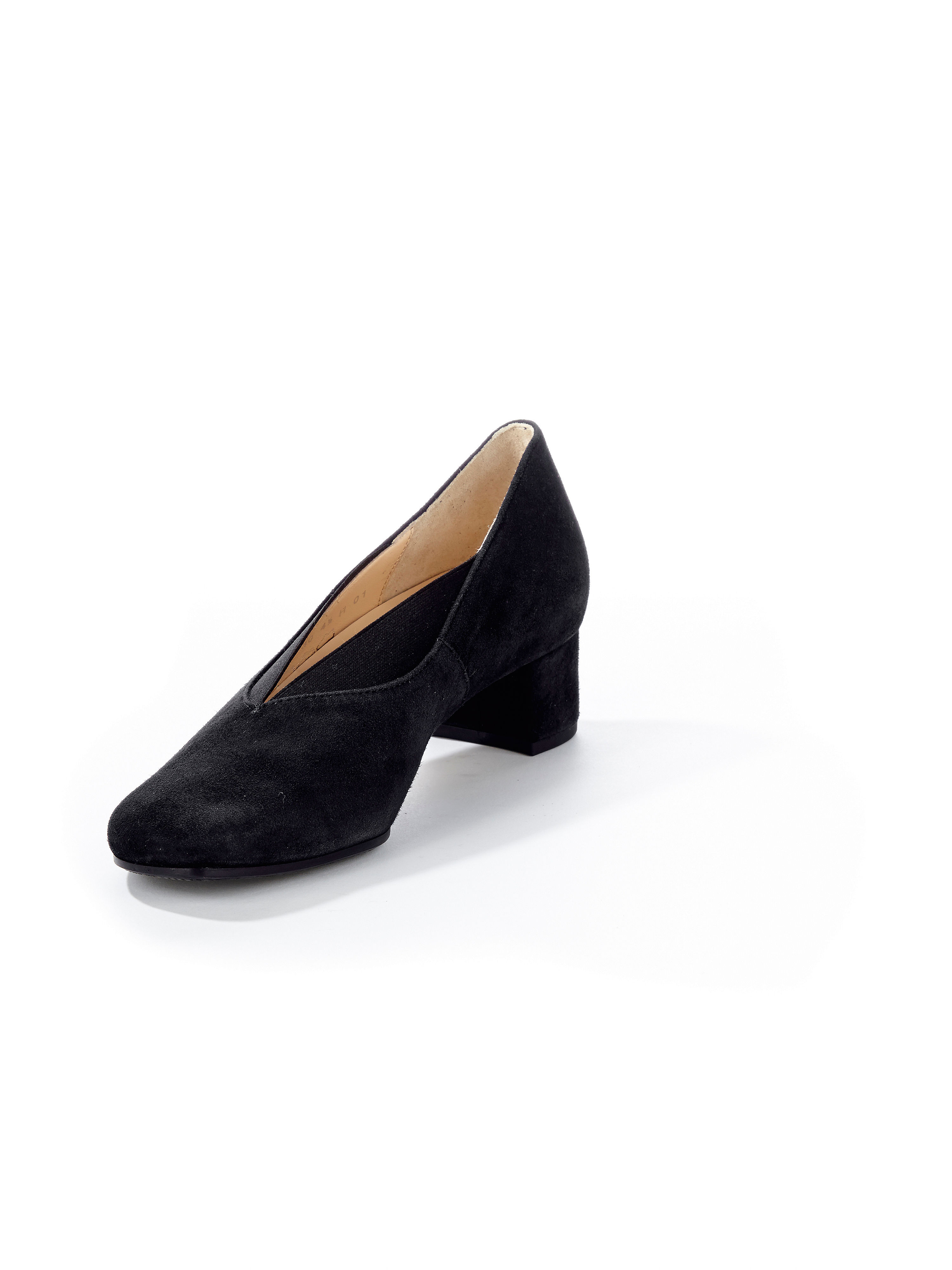 Image of Premium kidskin suede pumps Hassia black