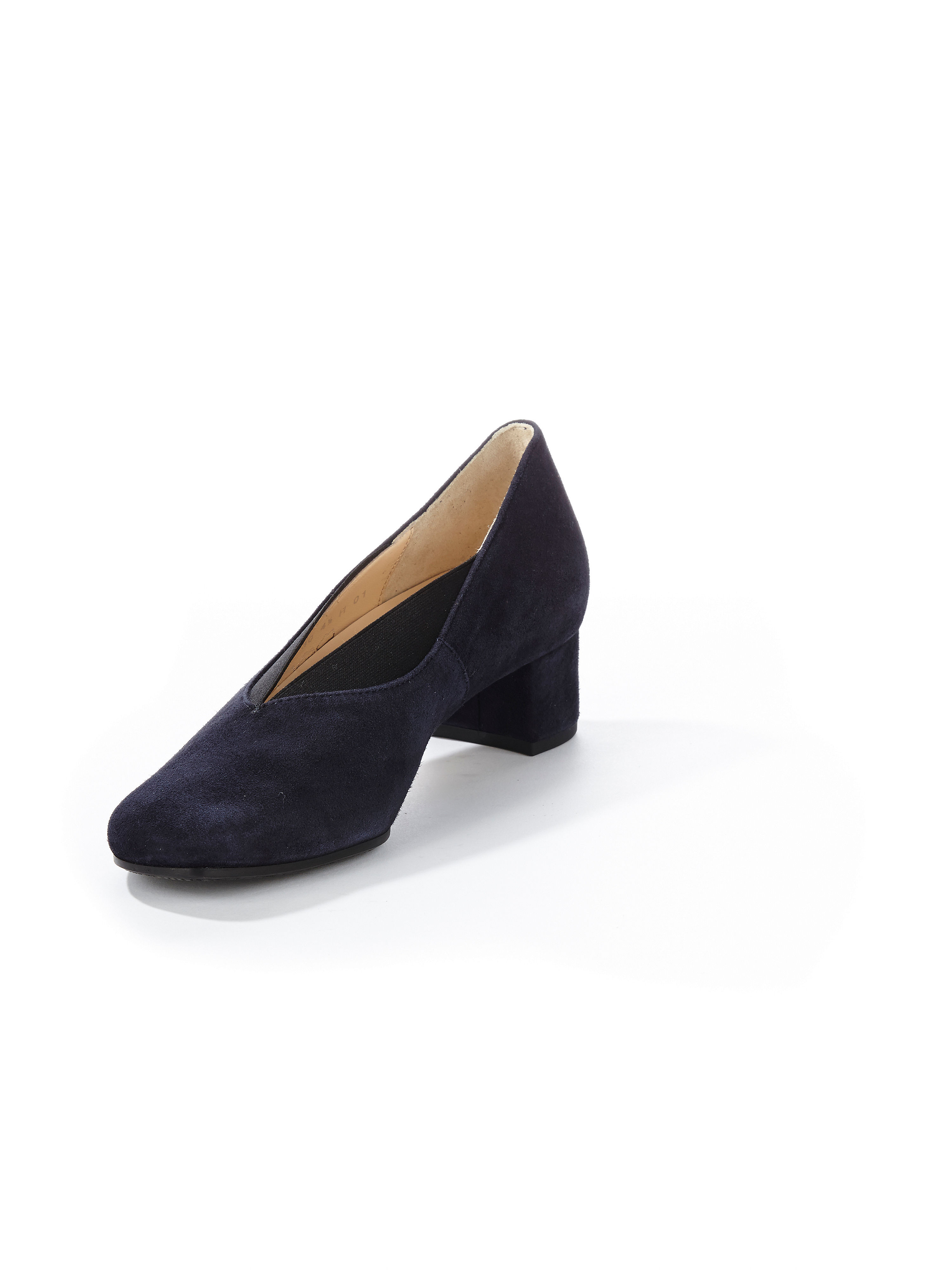Image of Premium kidskin suede pumps Hassia blue