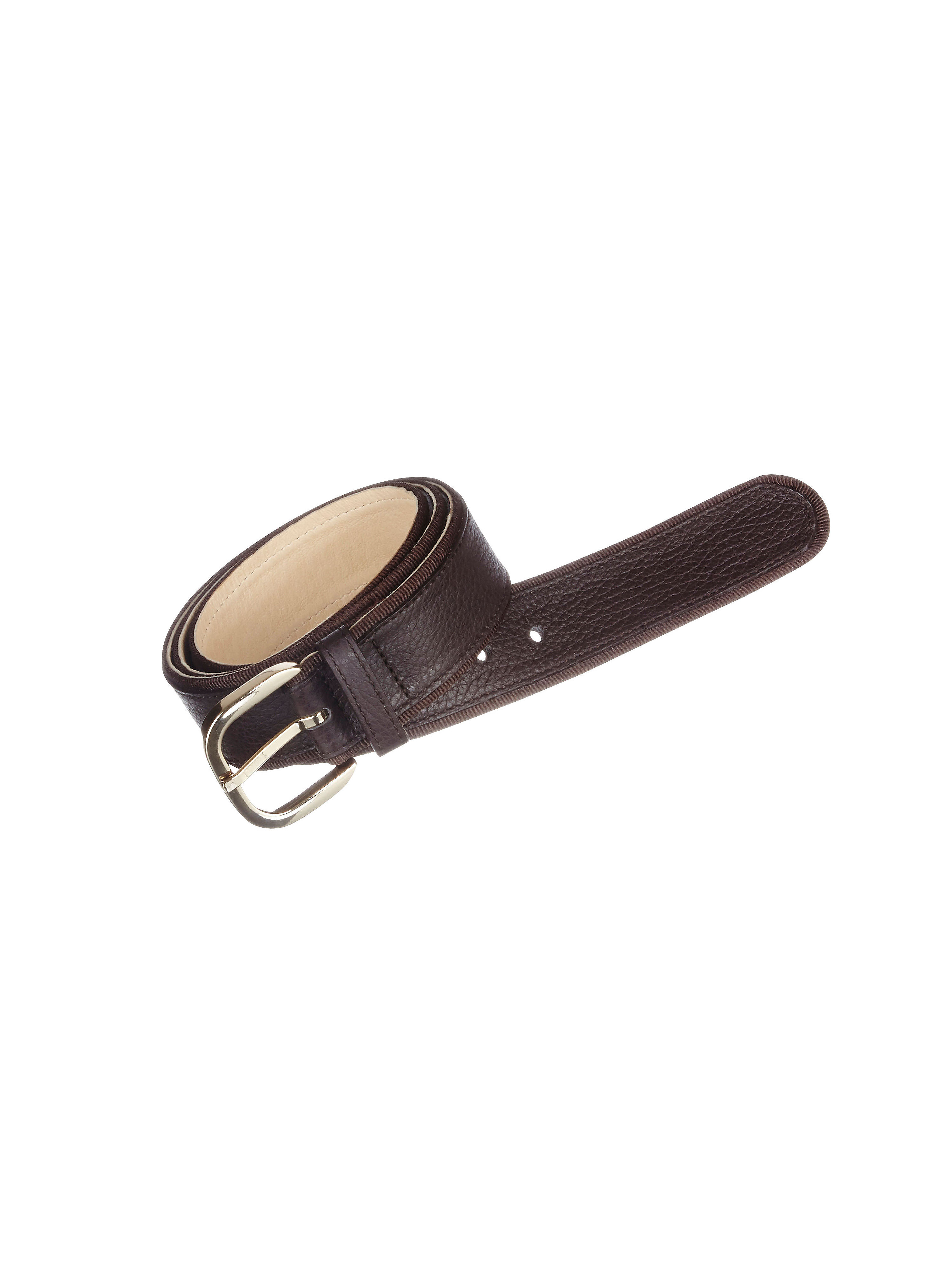 Image of Premium nappa leather belt Uta Raasch brown