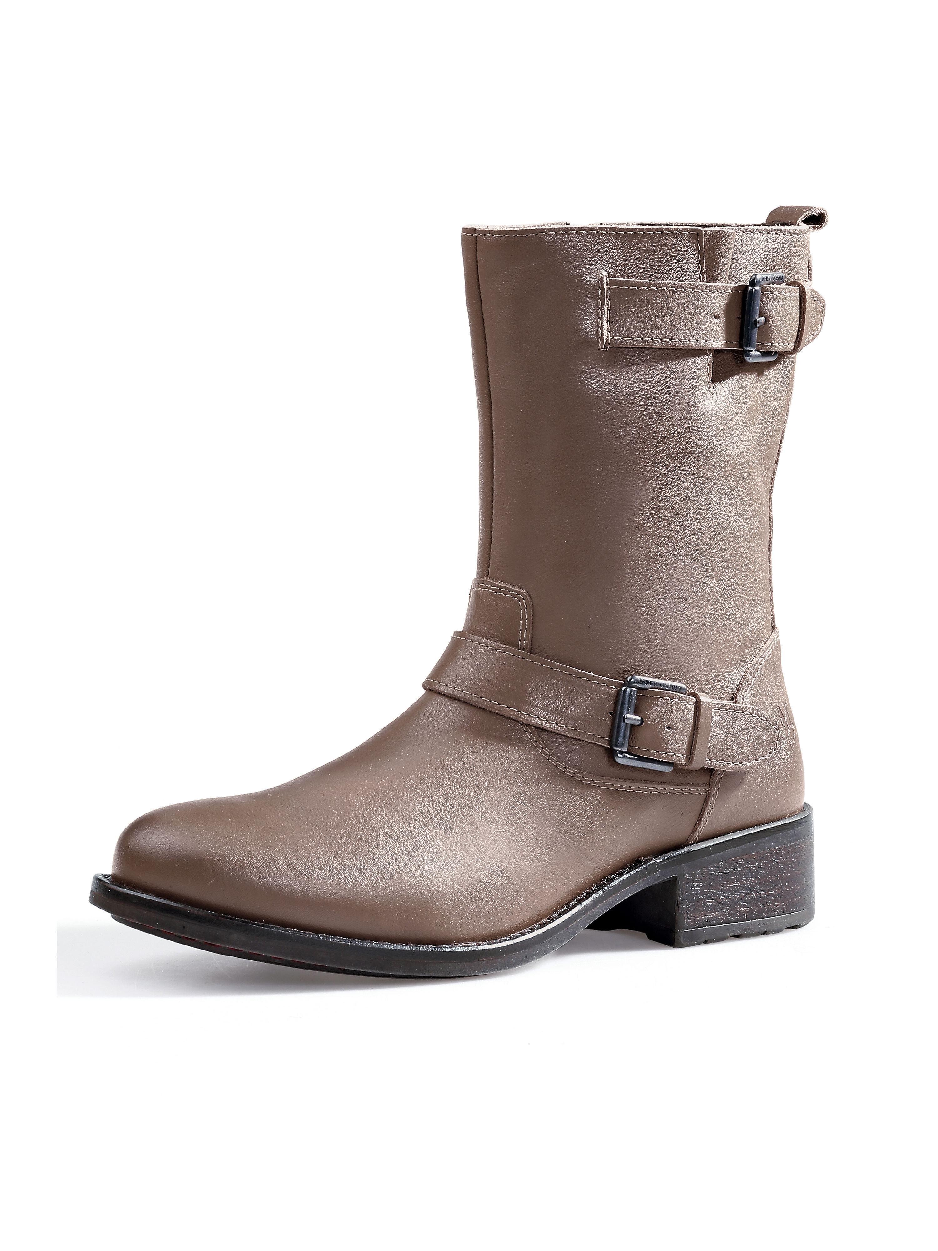 Image of Soft calfskin nappa boots Marc O´Polo beige