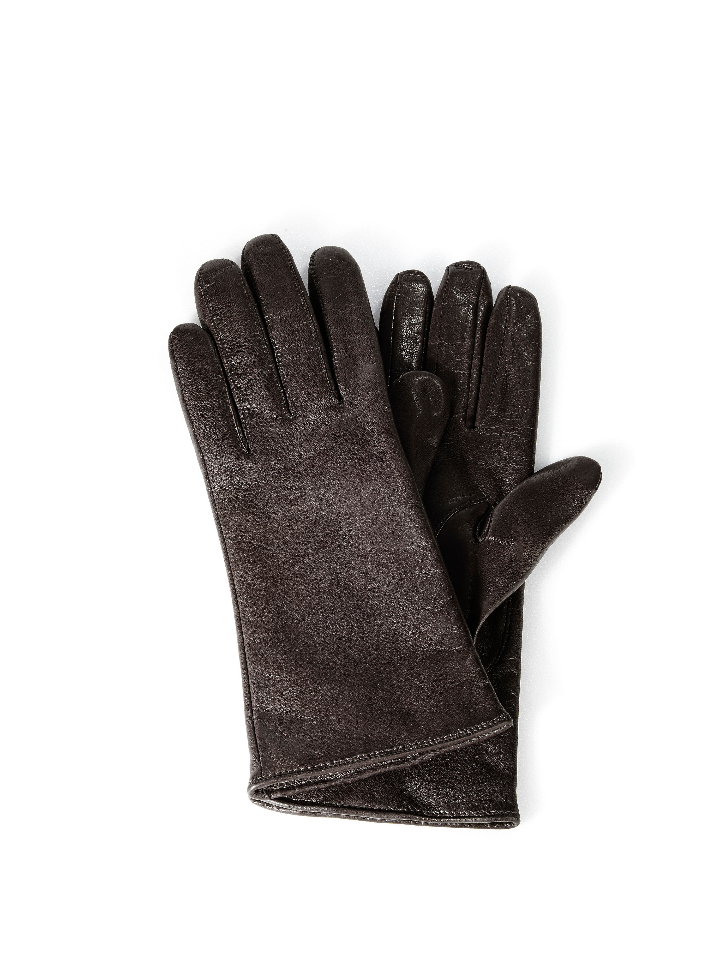 Image of Supple nappa leather gloves Roeckl brown