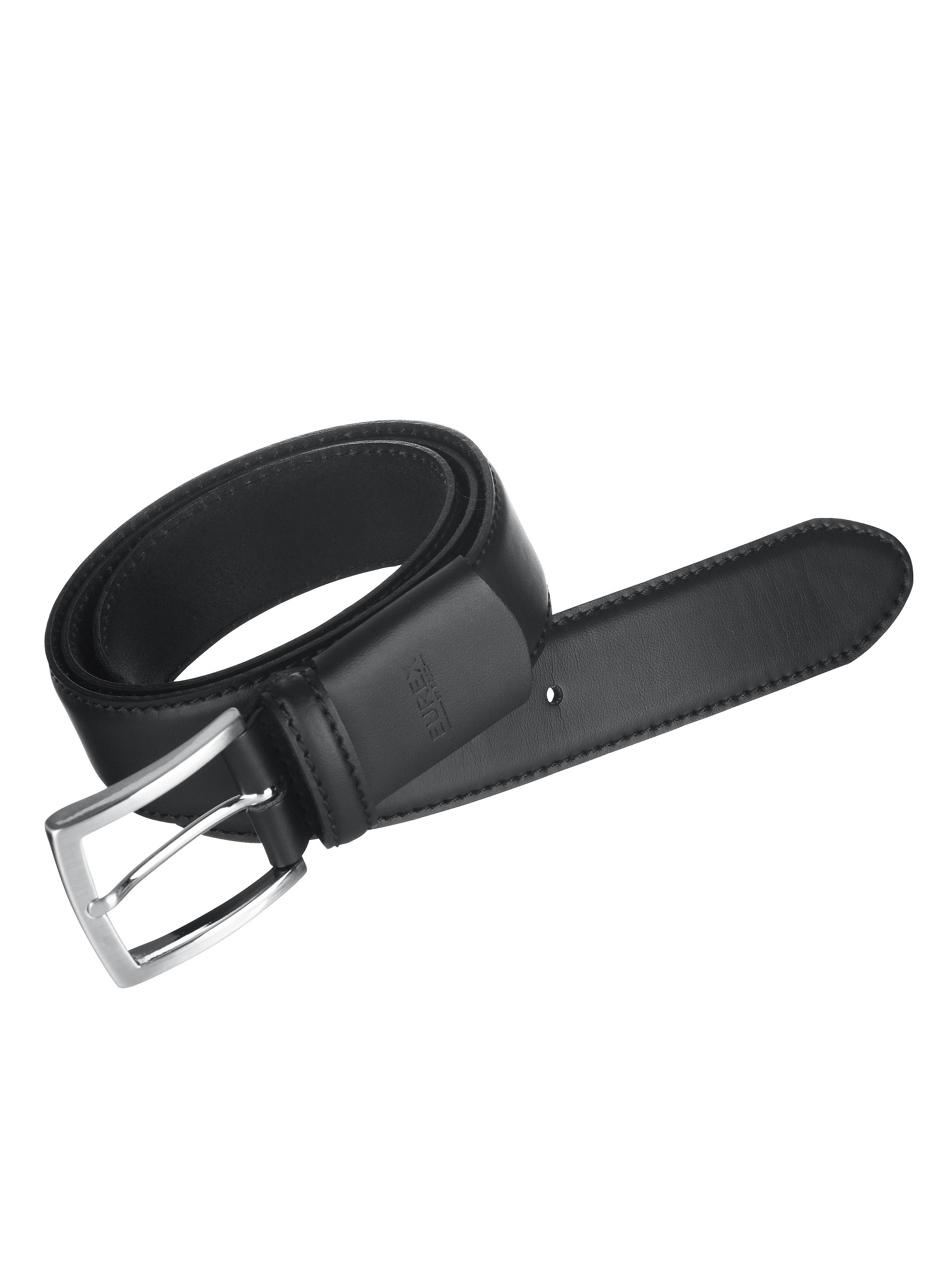 Image of Leather belt Eurex by Brax black